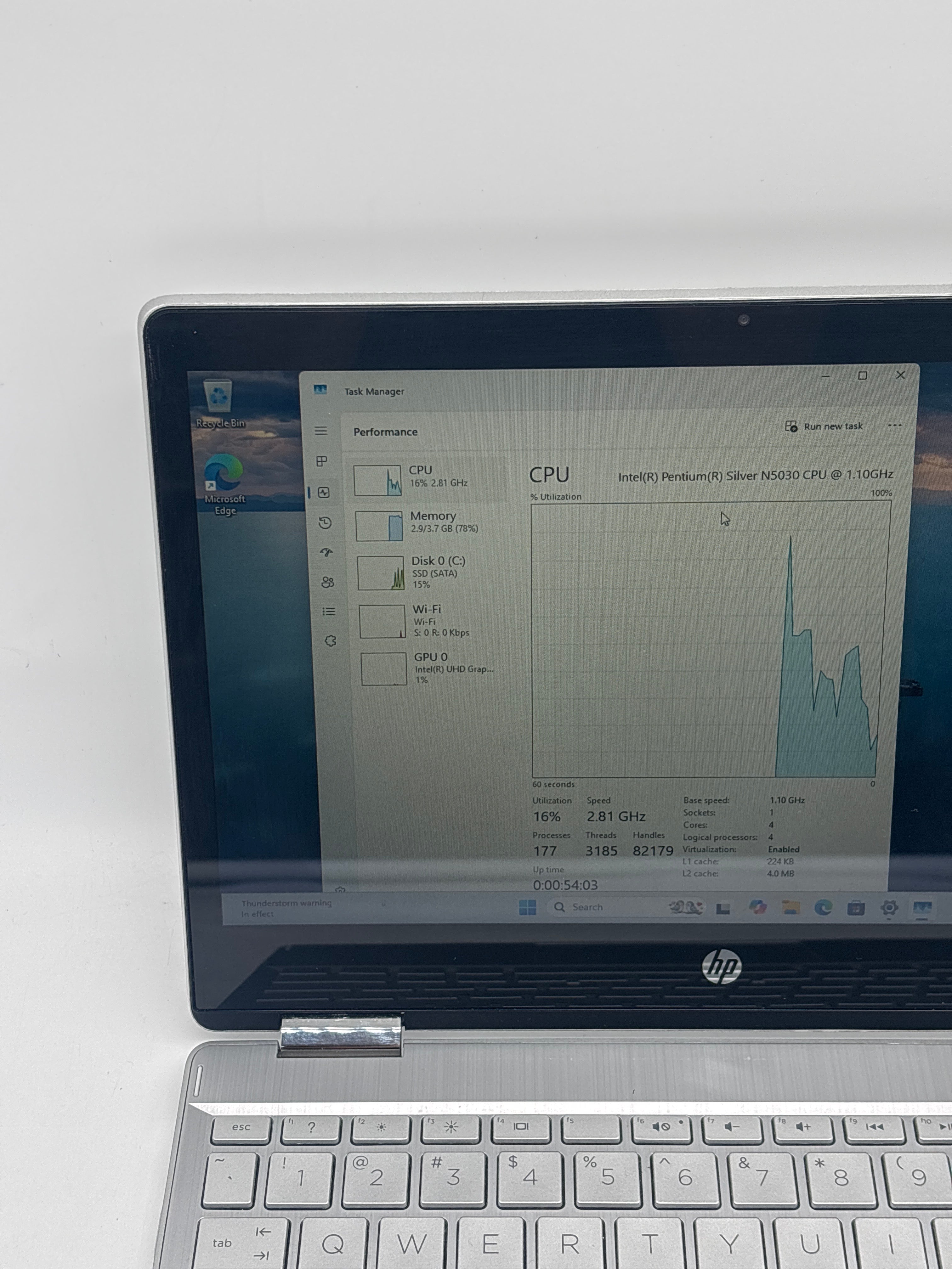 HP Pavillion x360 m Convertible 11m-ap0xxx Pentium Silver N5030 4GB 128GB