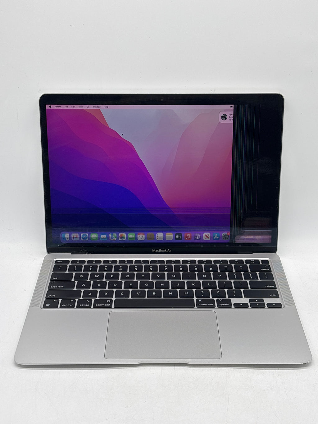 Apple MacBook Air 13" A2337 M1 8GB RAM 256GB SSD Silver - Bad Display