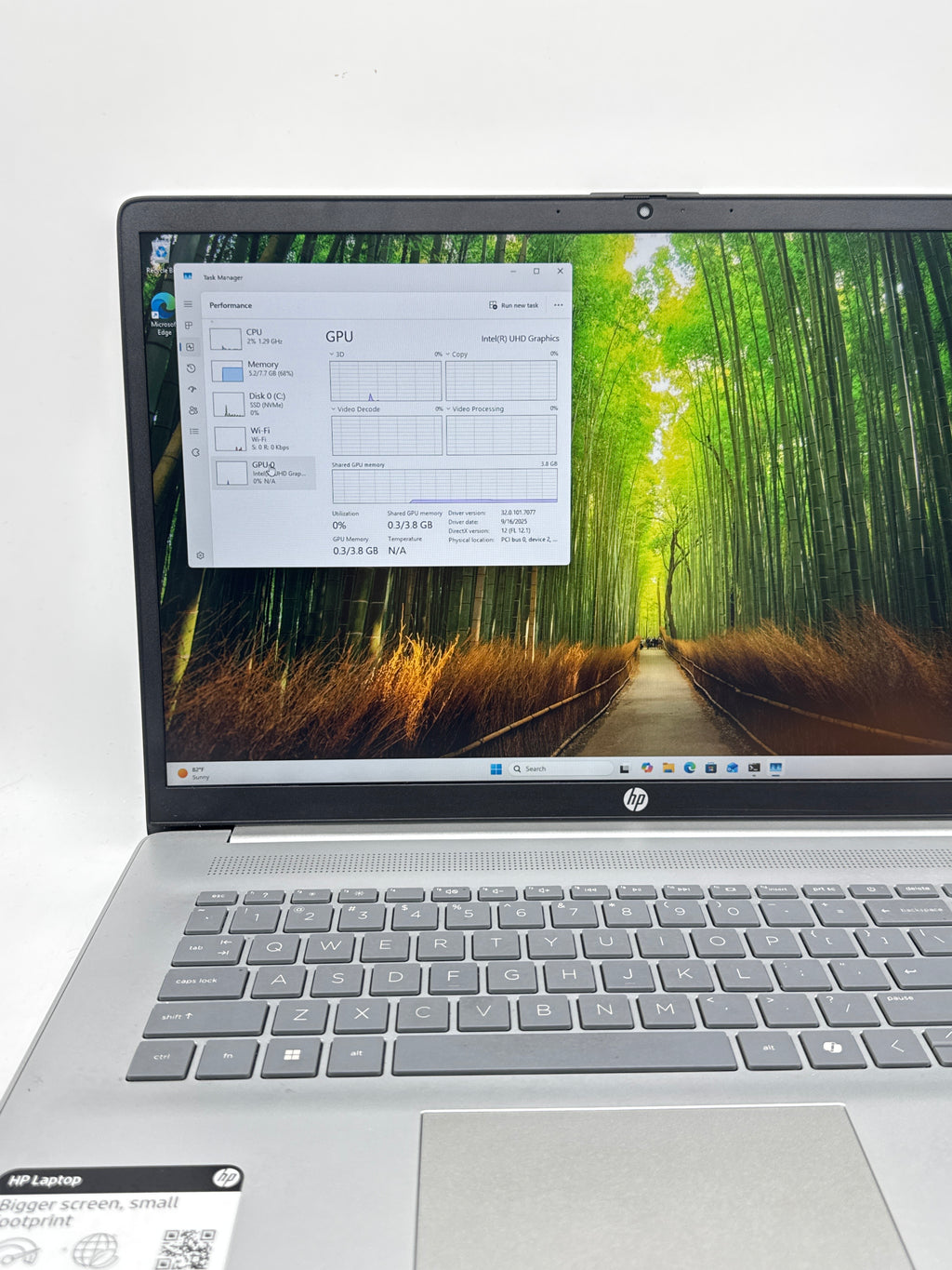 HP 17-CN3XXX Laptop Intel Core i3 N305 8GB RAM 512GB SSD 17in - Used