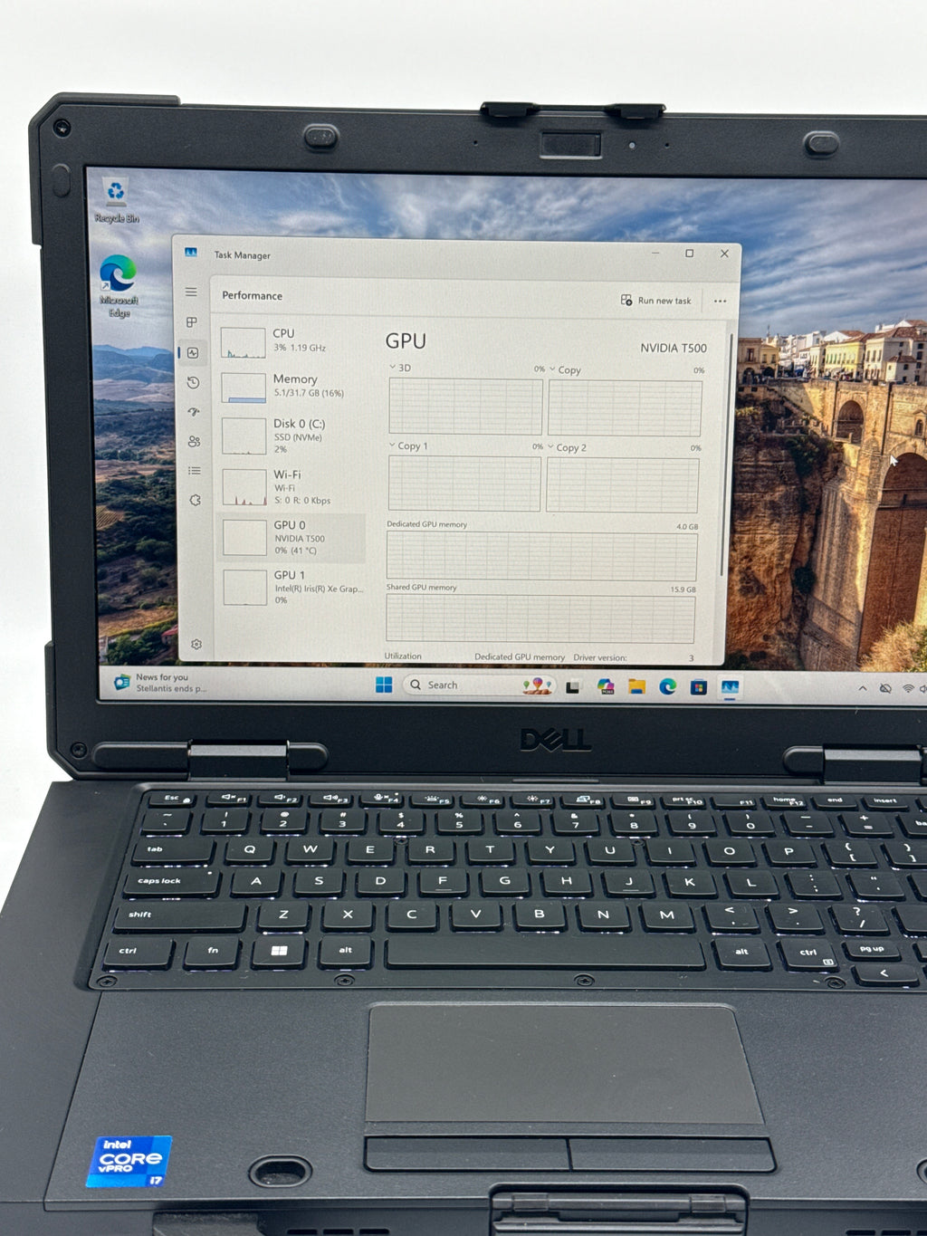 Dell Latitude 5430 Rugged i7-1185G7 32GB RAM 1TB SSD T500 TOUCH