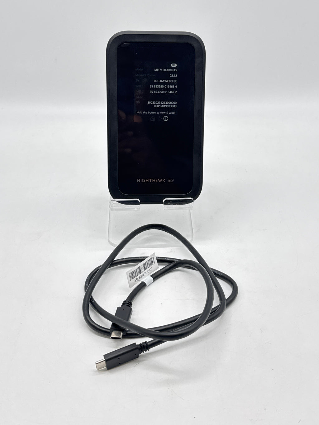 NETGEAR Nighthawk MH7150 5G Mobile Hotspot M7 Black Unlocked Wi-Fi Hotspot
