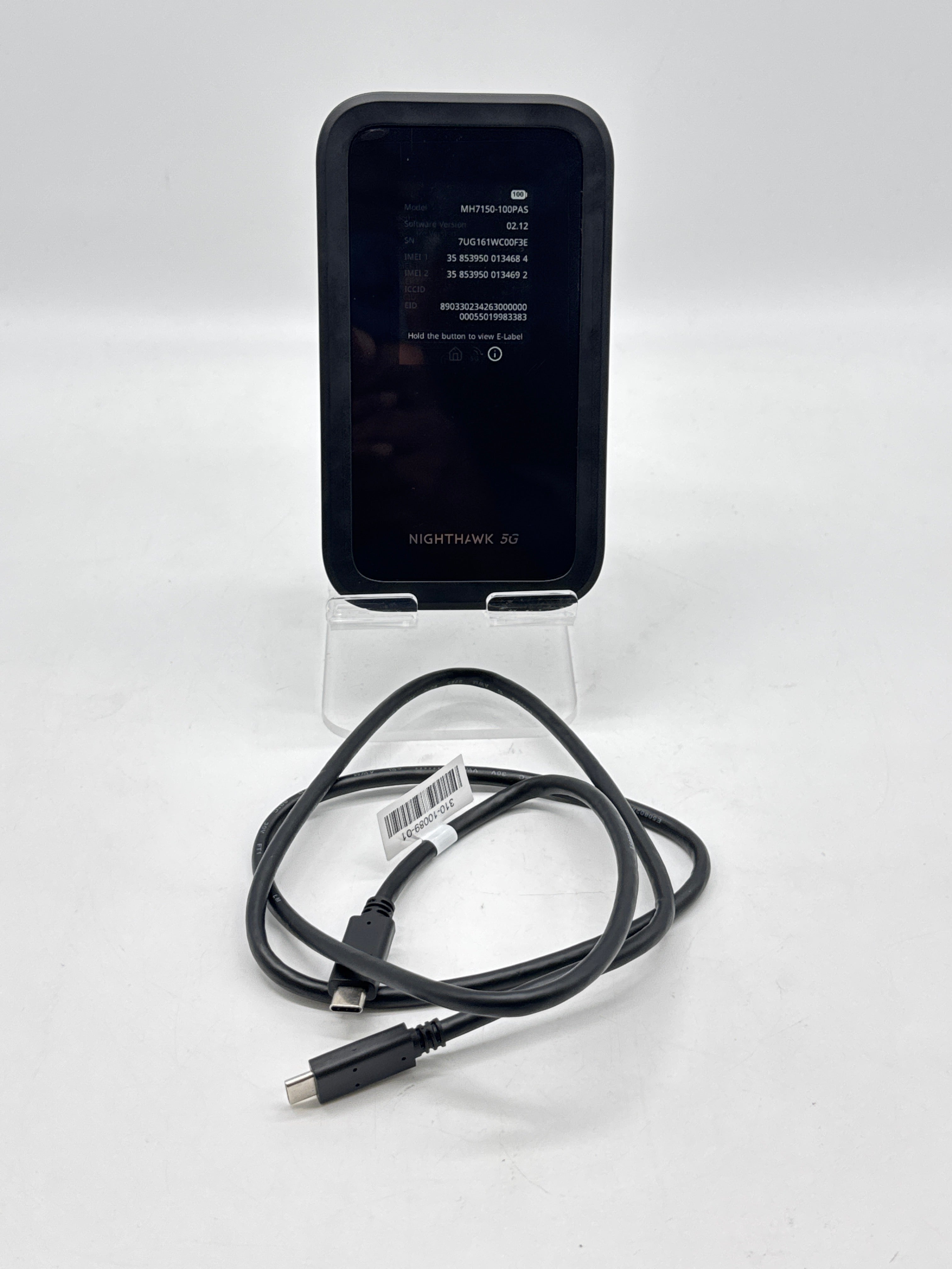 NETGEAR Nighthawk MH7150 5G Mobile Hotspot M7 Black Unlocked Wi-Fi Hotspot