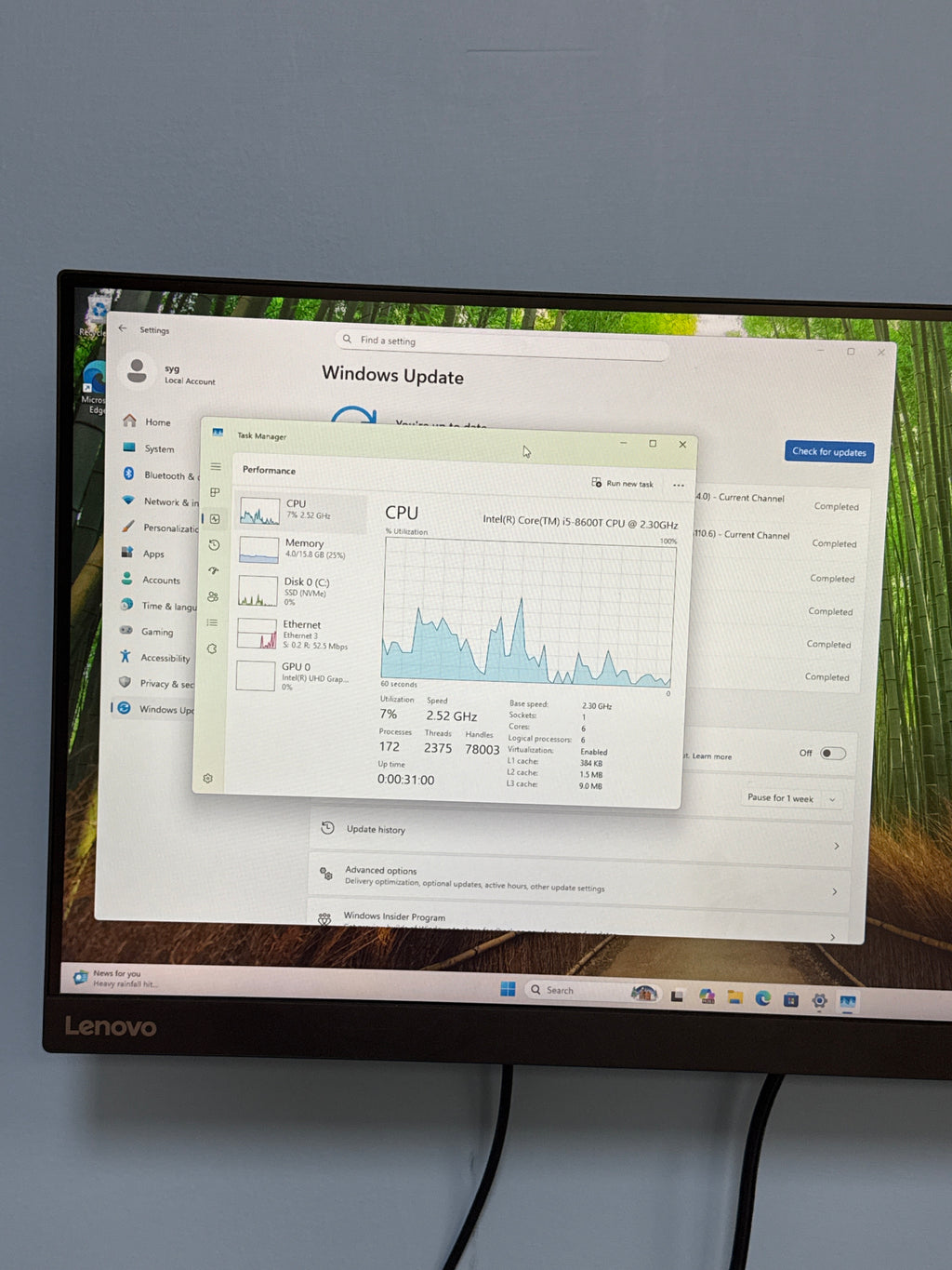 HP EliteDesk 800 G4 DM i5-8600T 16GB RAM 256GB SSD