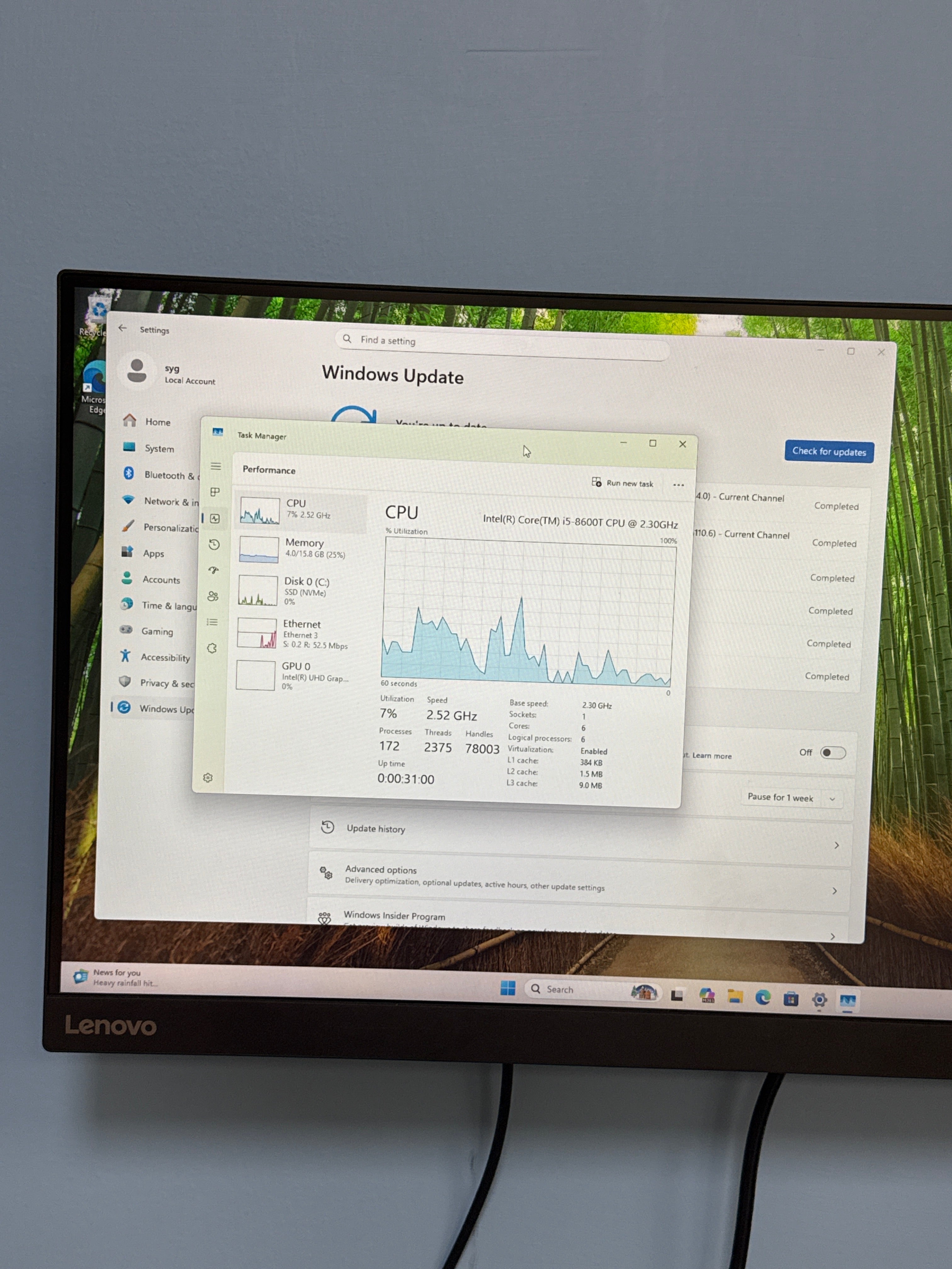 HP EliteDesk 800 G4 DM i5-8600T 16GB RAM 256GB SSD