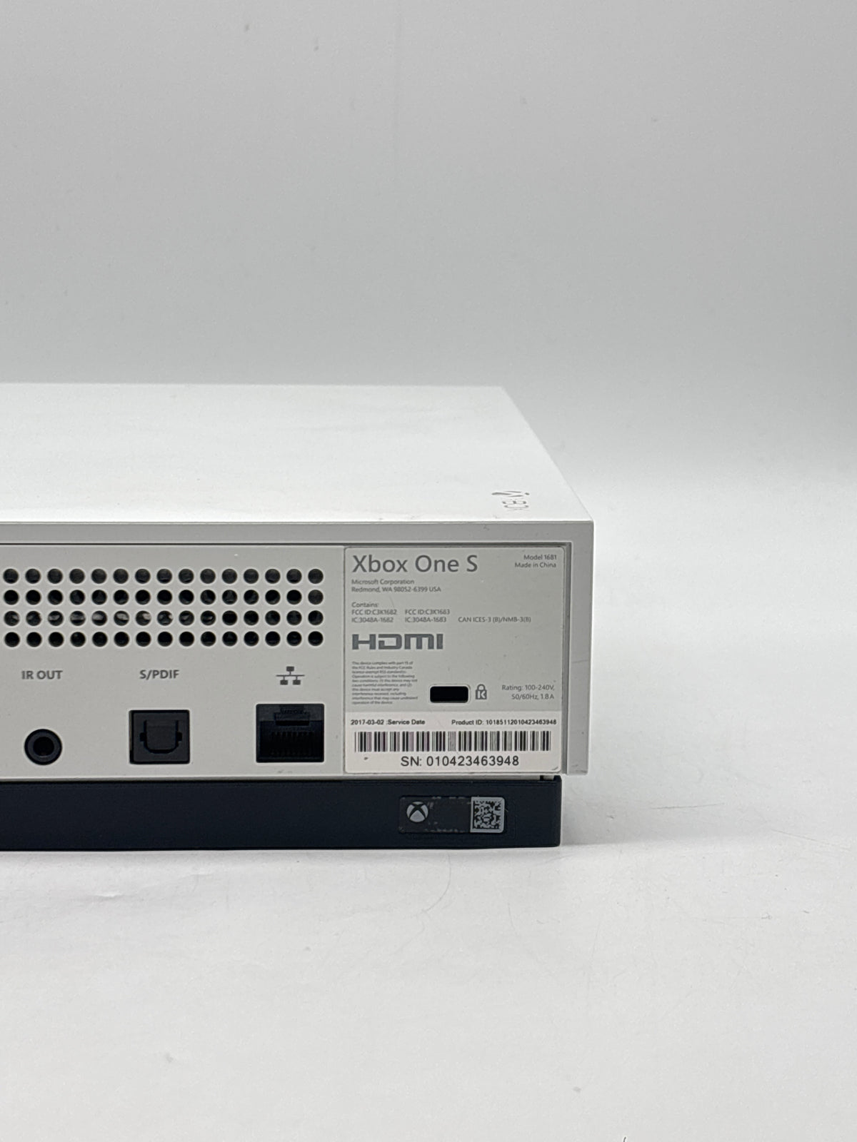 Microsoft Xbox One S 500GB Console Only White - Used