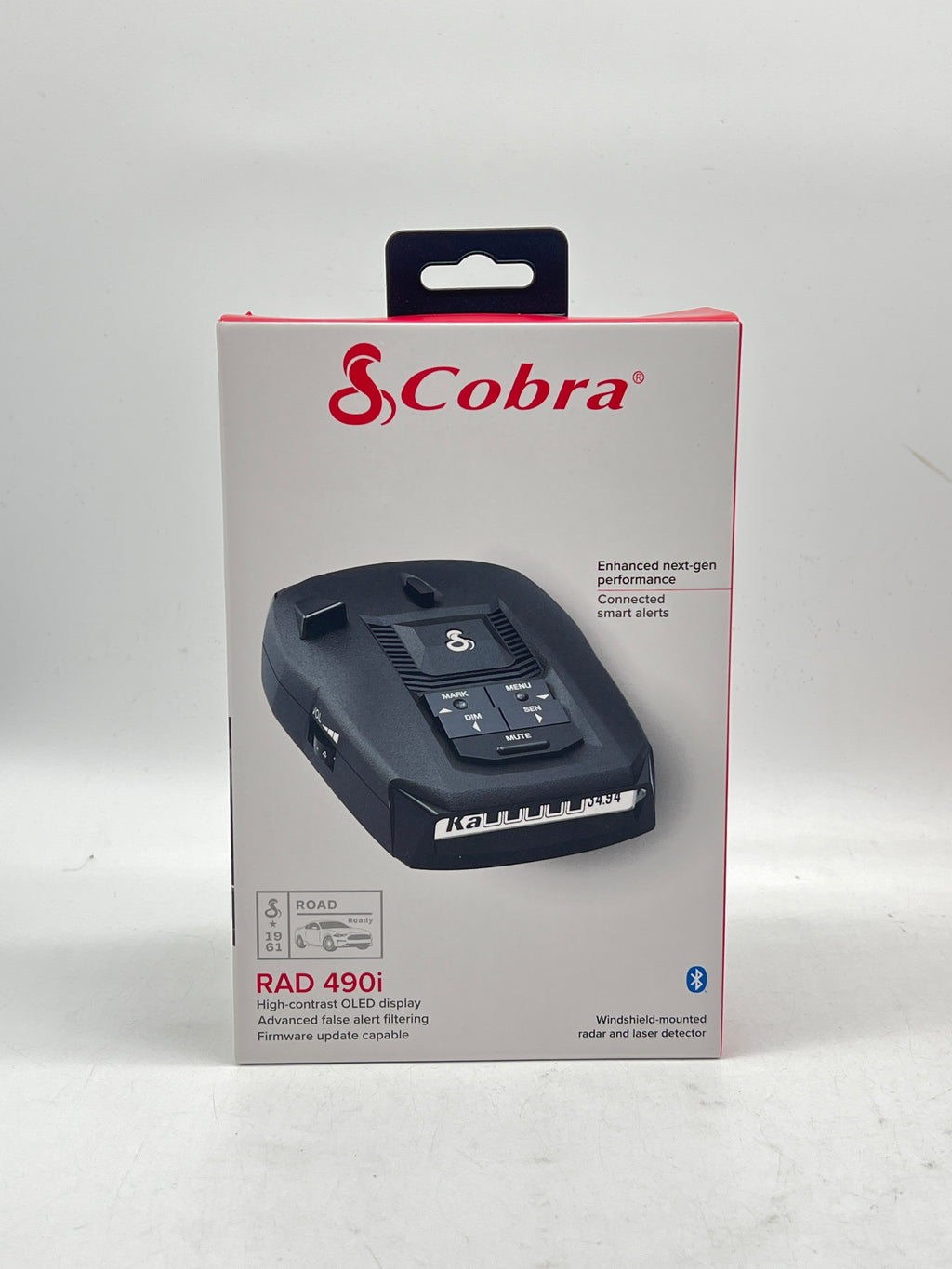 Cobra RAD 490i Radar Laser Detector Bluetooth GPS - New