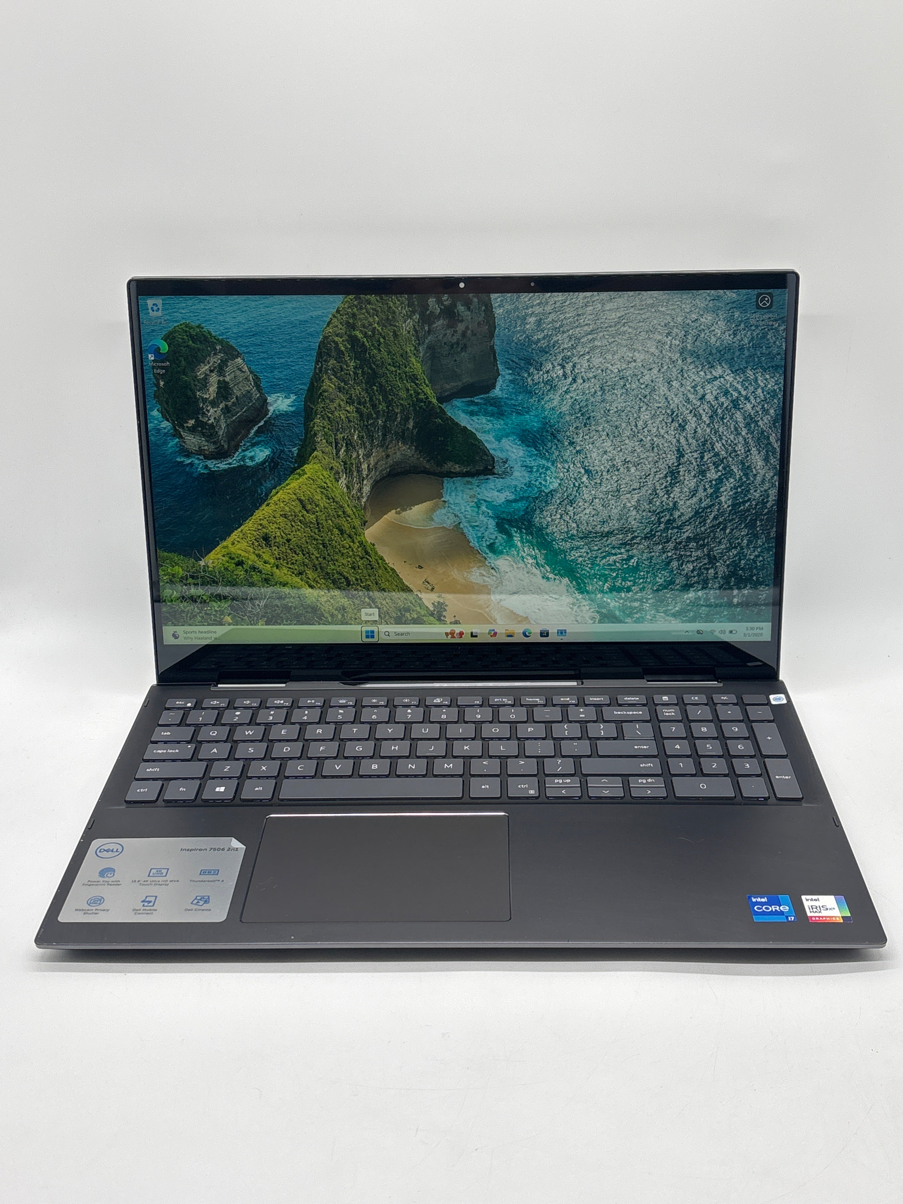 Dell Inspiron 7506 2-in-1 i7-1165G7 16GB RAM 512GB SSD