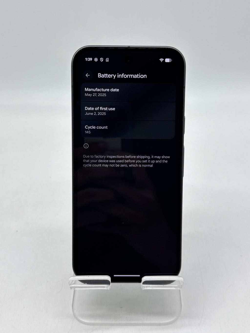 Google Pixel 10 128GB Obsidian Verizon Only - Used