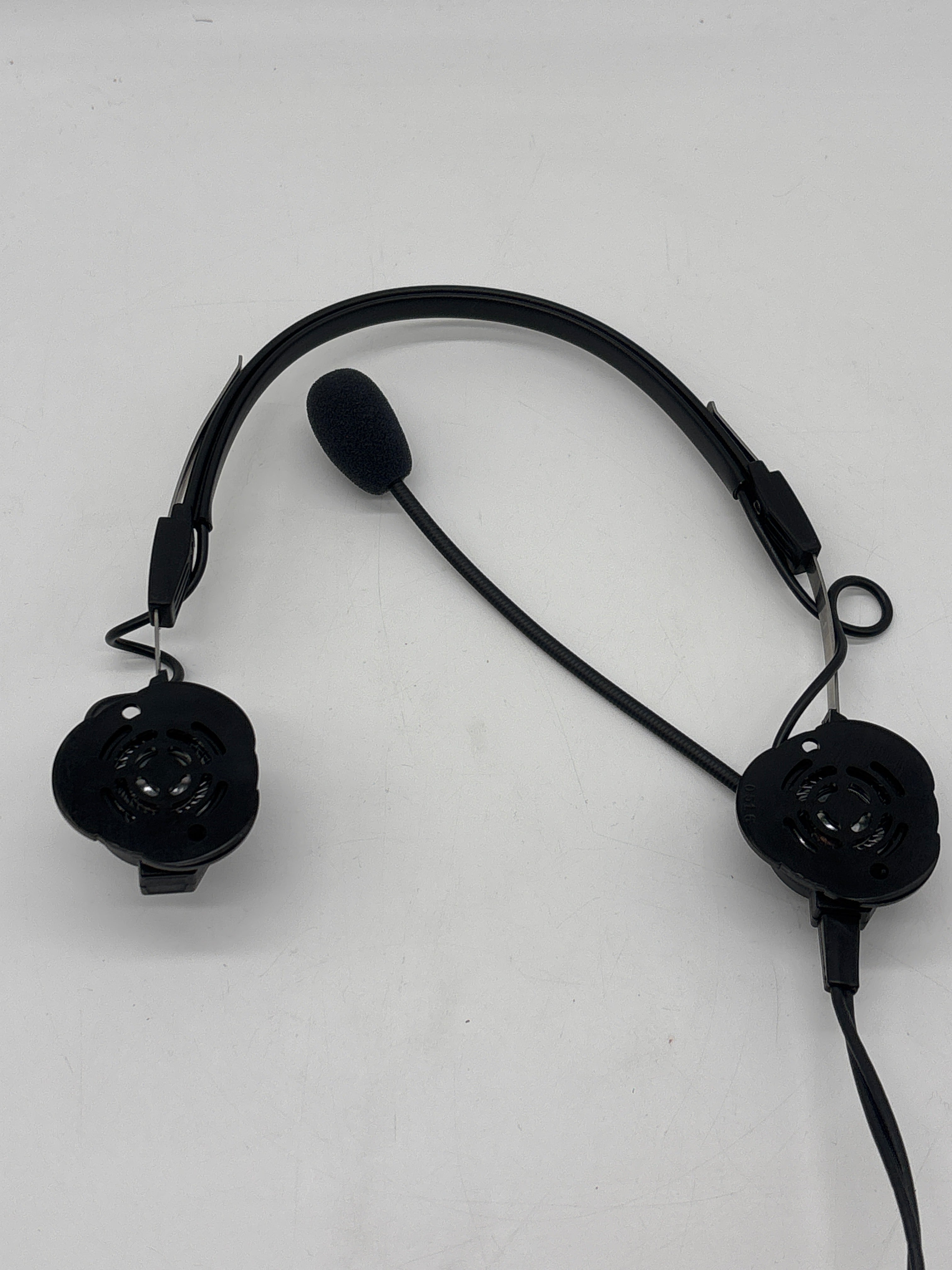 Telex Airman 750 Black Aviation Headset Without Ear Cushions Used