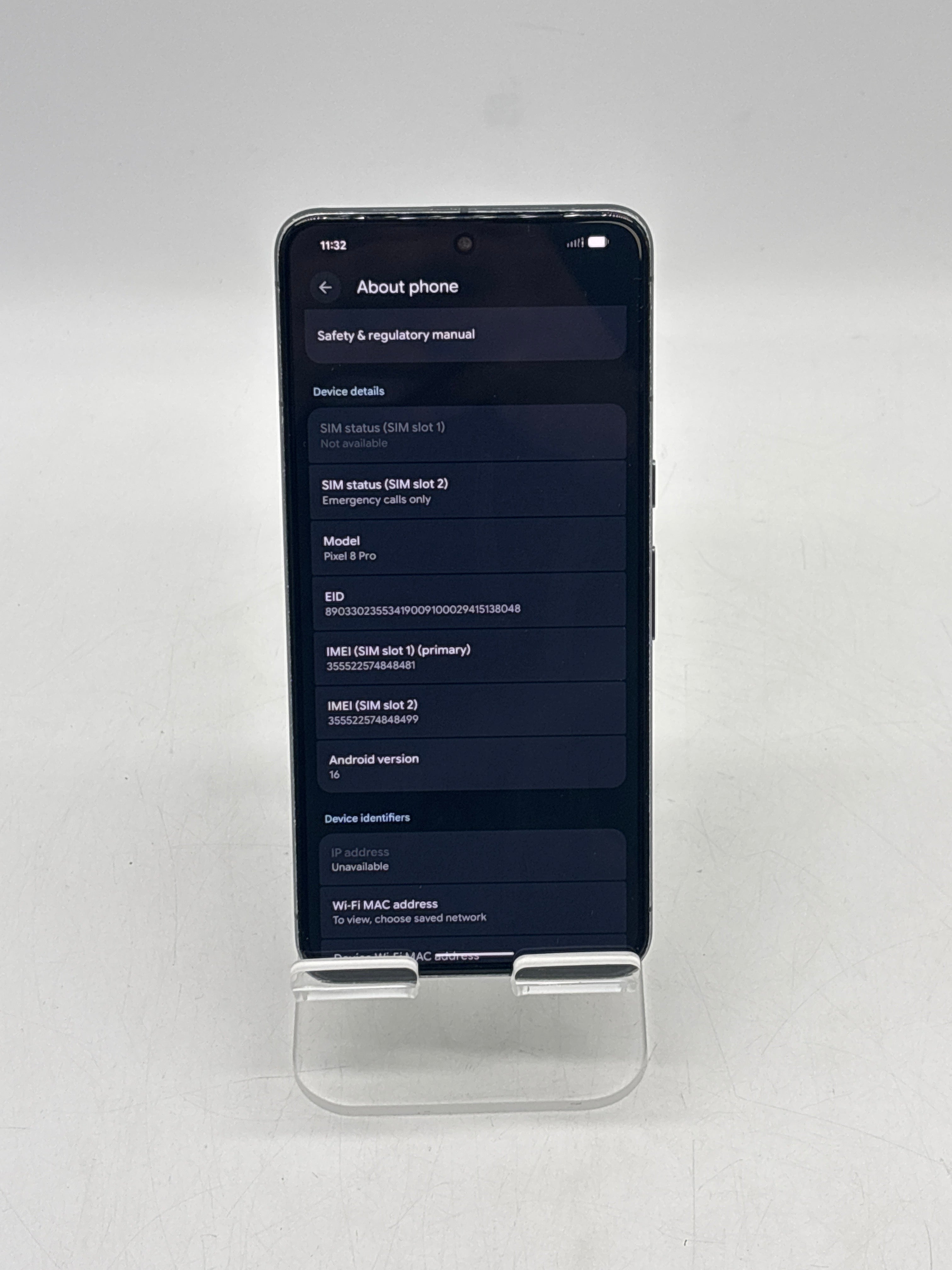 Google Pixel 8 Pro 6.7 in 256GB Black Unlocked