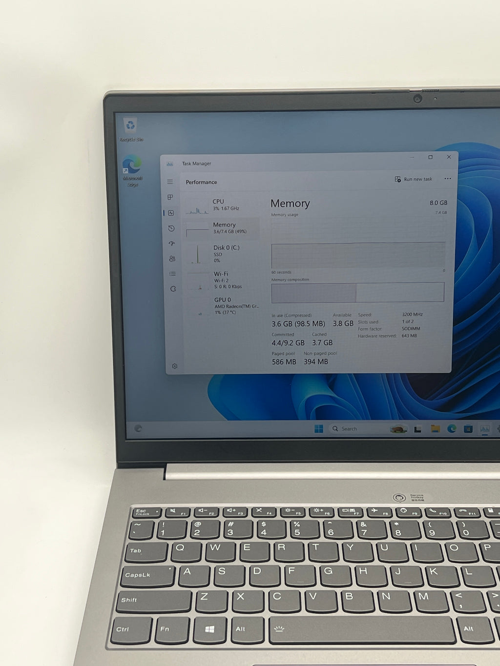 Lenovo ThinkBook 15 G2 ARE AMD Ryzen 5 4500U 8GB RAM 512GB SSD - For Parts (Read)