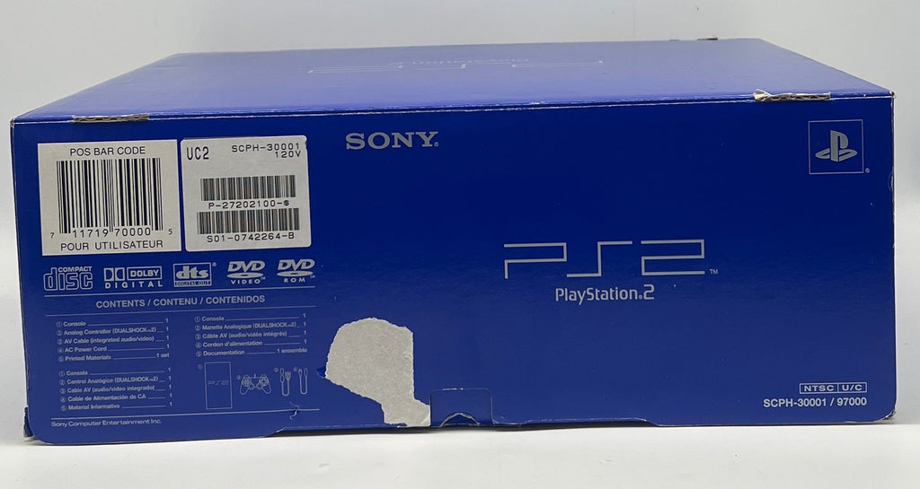 Sony PlayStation 2 Fat (SCPH-30001) w/ Accessories - Used with Box