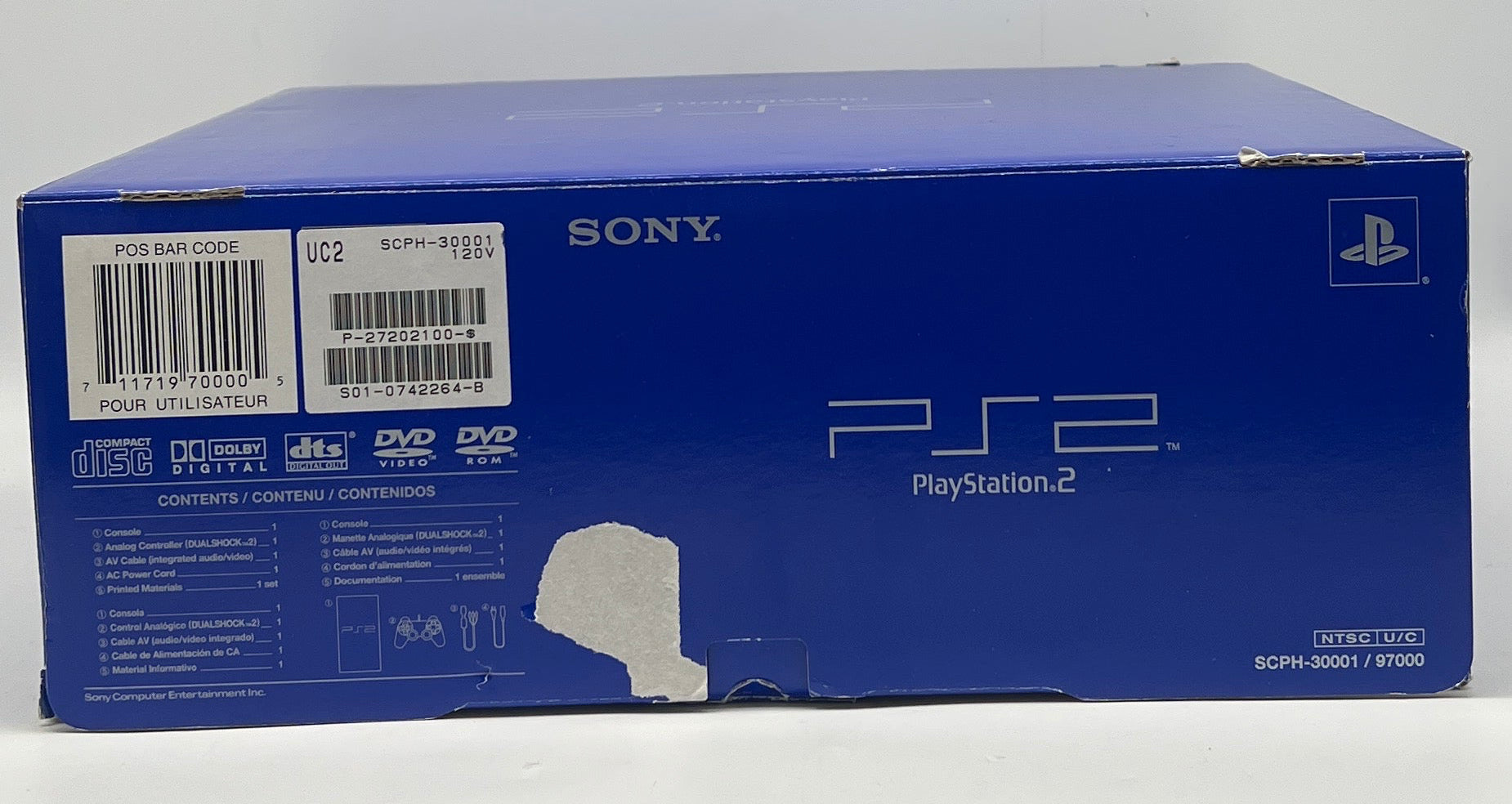 Sony PlayStation 2 Fat (SCPH-30001) w/ Accessories - Used with Box