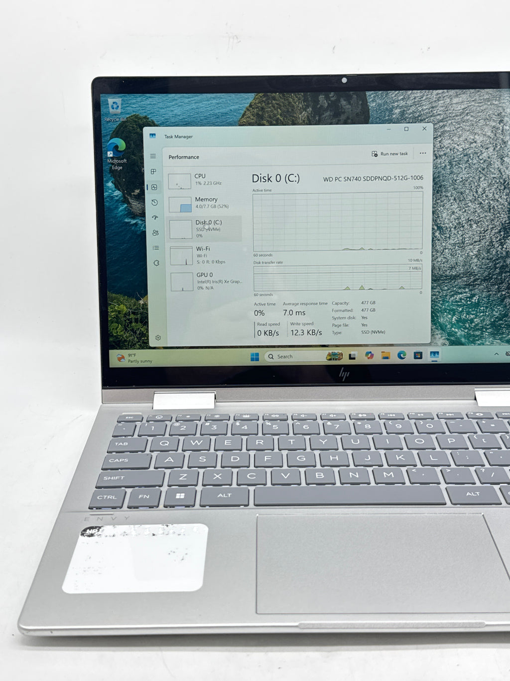 HP Envy X360 14-es0xxx Core i5 1335U 8GB RAM 512GB SSD 2-in-1 - READ