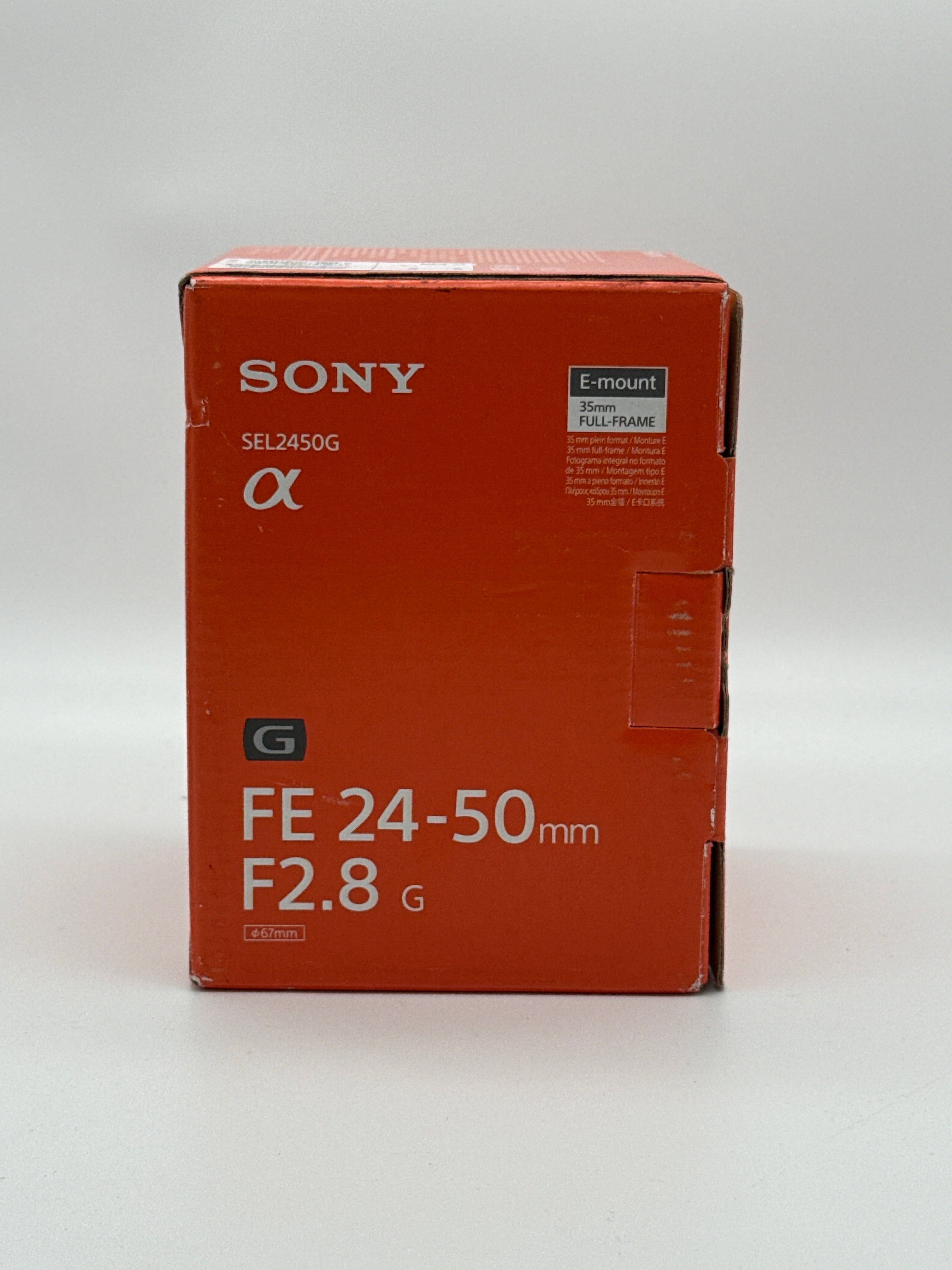 Sony FE 24-50mm f/2.8 G SEL2450G Standard Zoom Sony E Mount - New