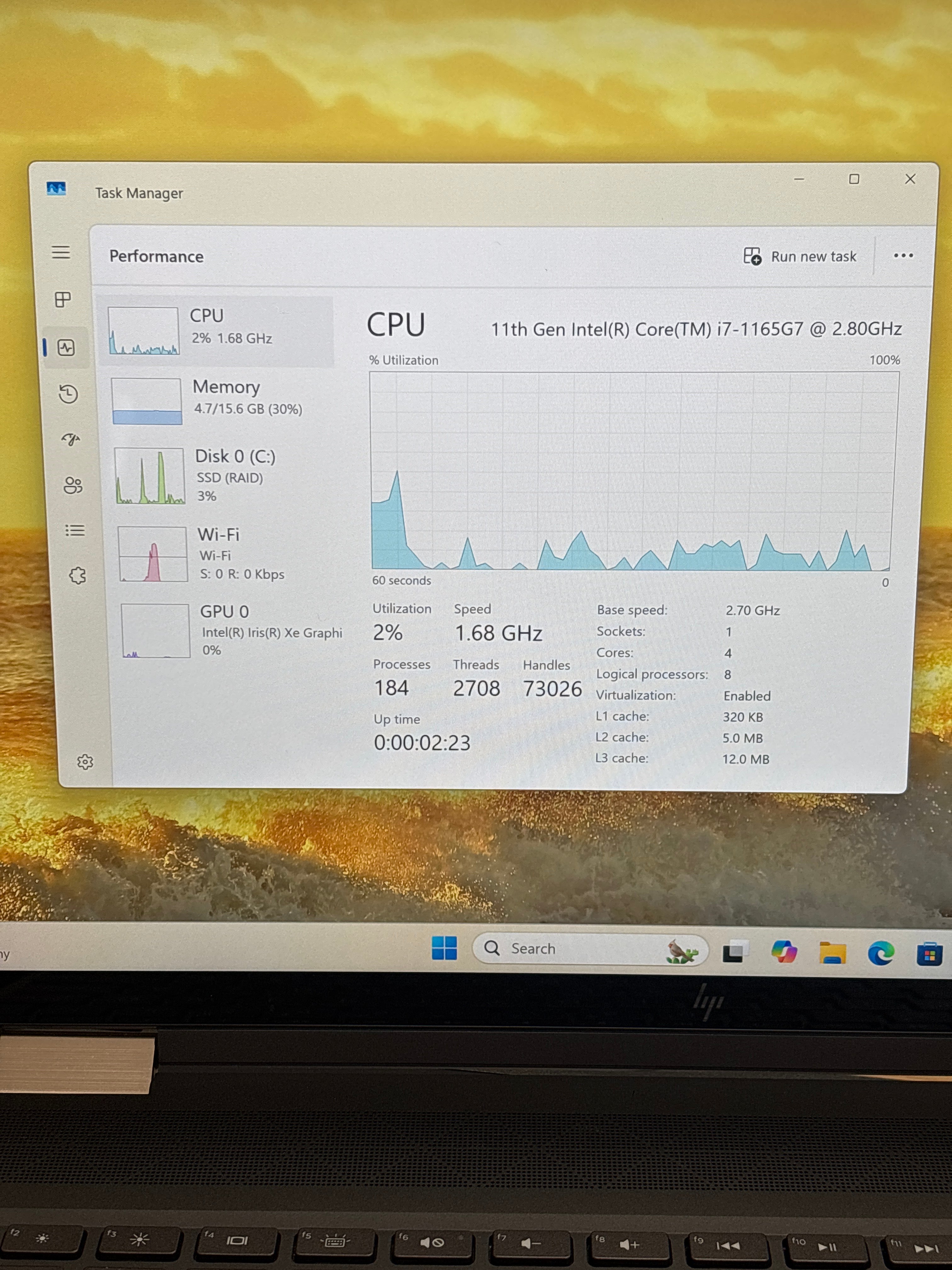 HP Spectre X360 15-eb1043dx i7-1165G7 16GB RAM 512GB SSD - For Parts (No Battery)