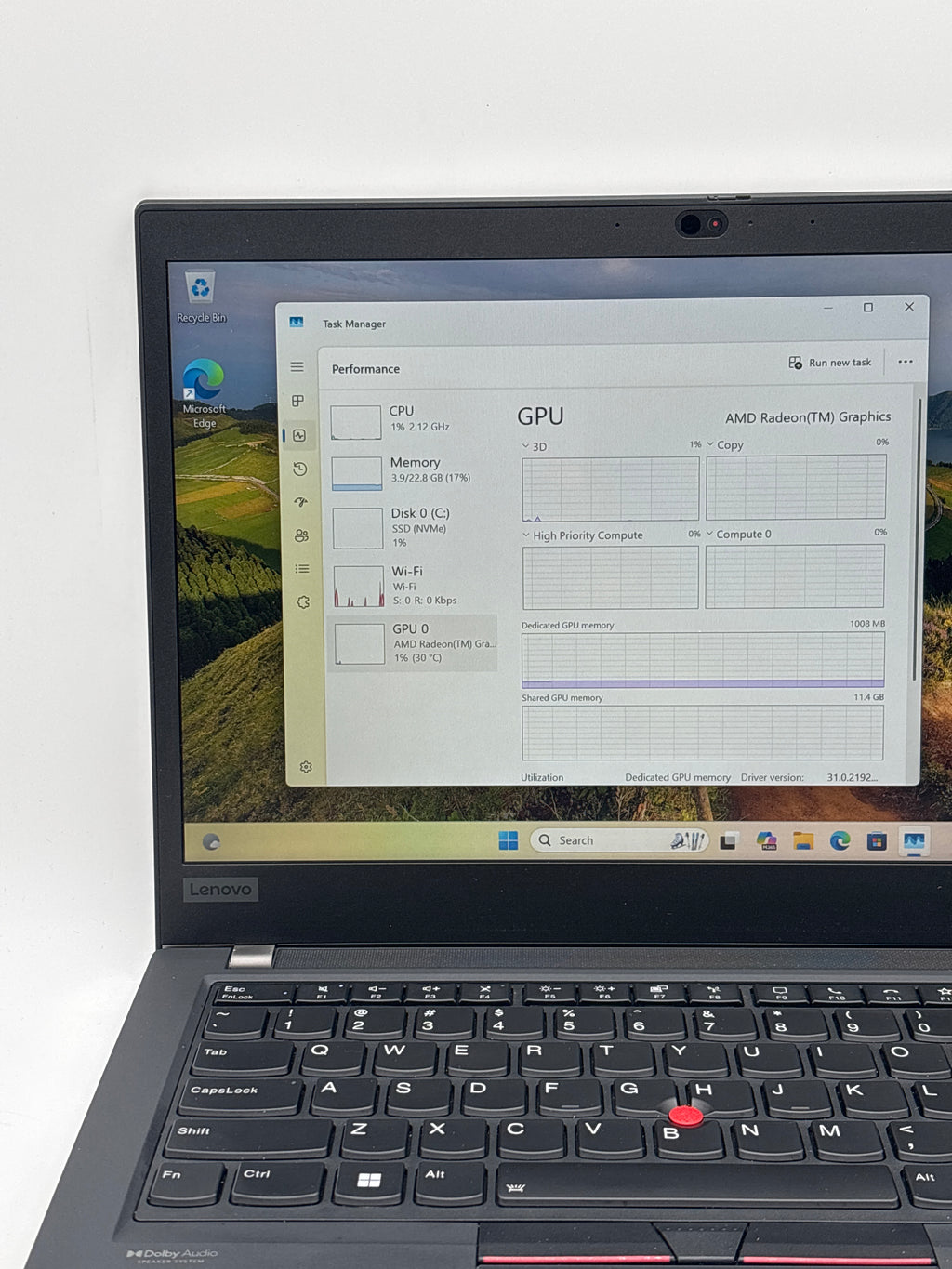 Lenovo ThinkPad T14 Gen 2 Touch Ryzen 7 Pro 5850U 24GB RAM 256GB SSD