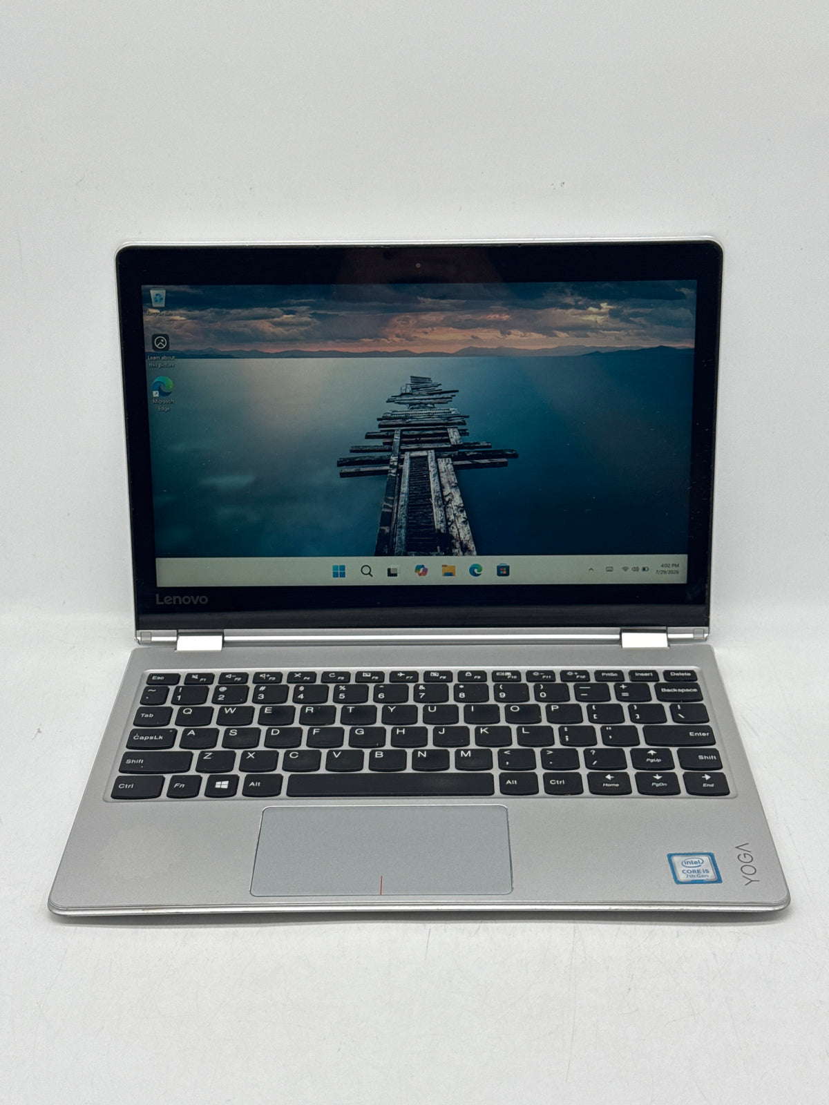 Lenovo Yoga 80V6 14" Intel i5-7Y54 8GB RAM 128GB SSD Silver - Used
