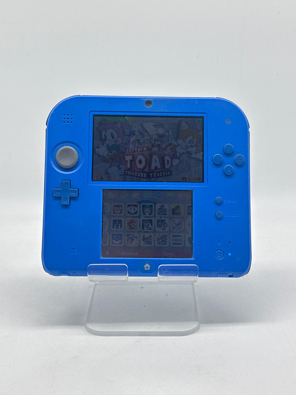 Nintendo 2DS Handheld System Blue FTR-001 - Used