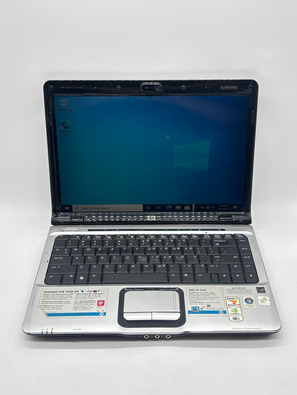 HP Pavillion dv2000 AMD Turion 64 X2 4GB RAM 500GB HDD