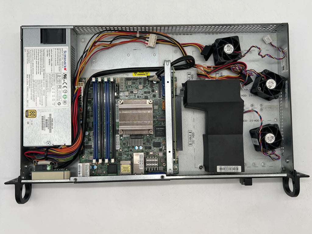 SUPERMICRO 505-2 SYS-5018D-FN8T Rack-mountable Xeon D-1518 NO Ram/HDD