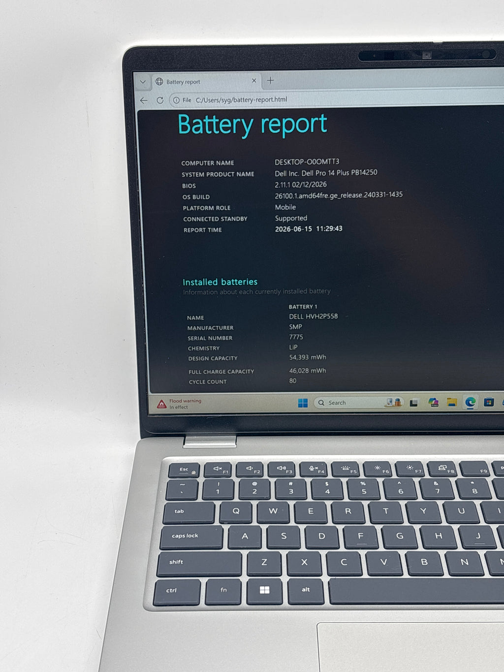 Dell Pro 14 Plus Ultra 7 265U 32GB RAM 512GB SSD Used