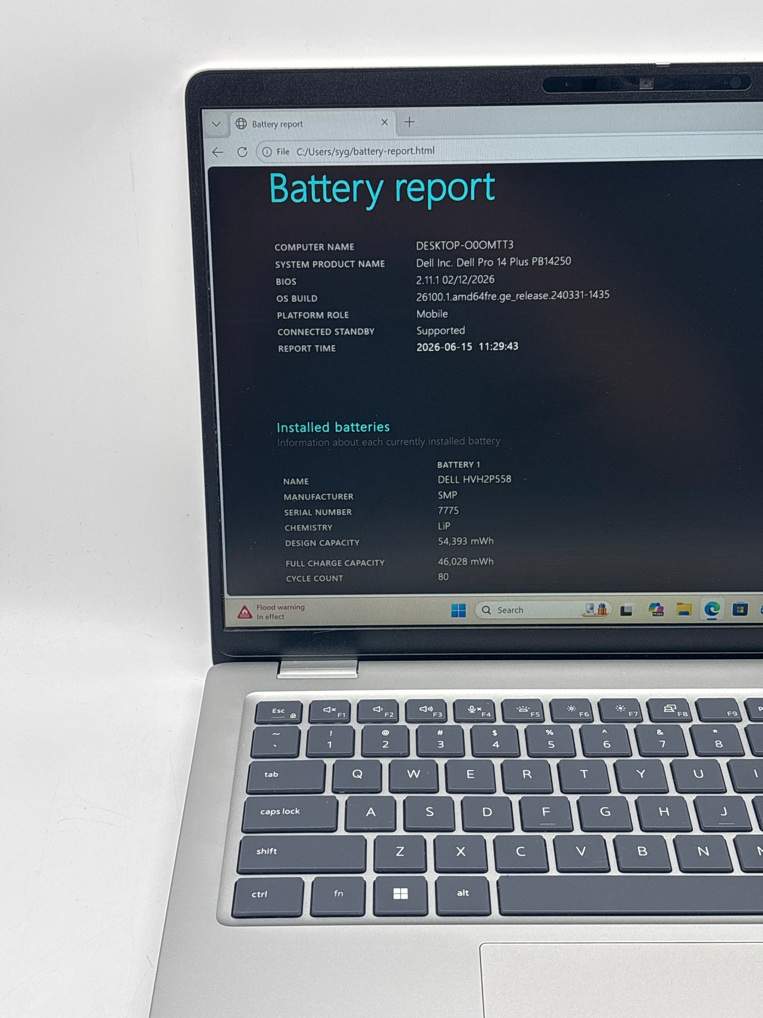 Dell Pro 14 Plus Ultra 7 265U 32GB RAM 512GB SSD Used