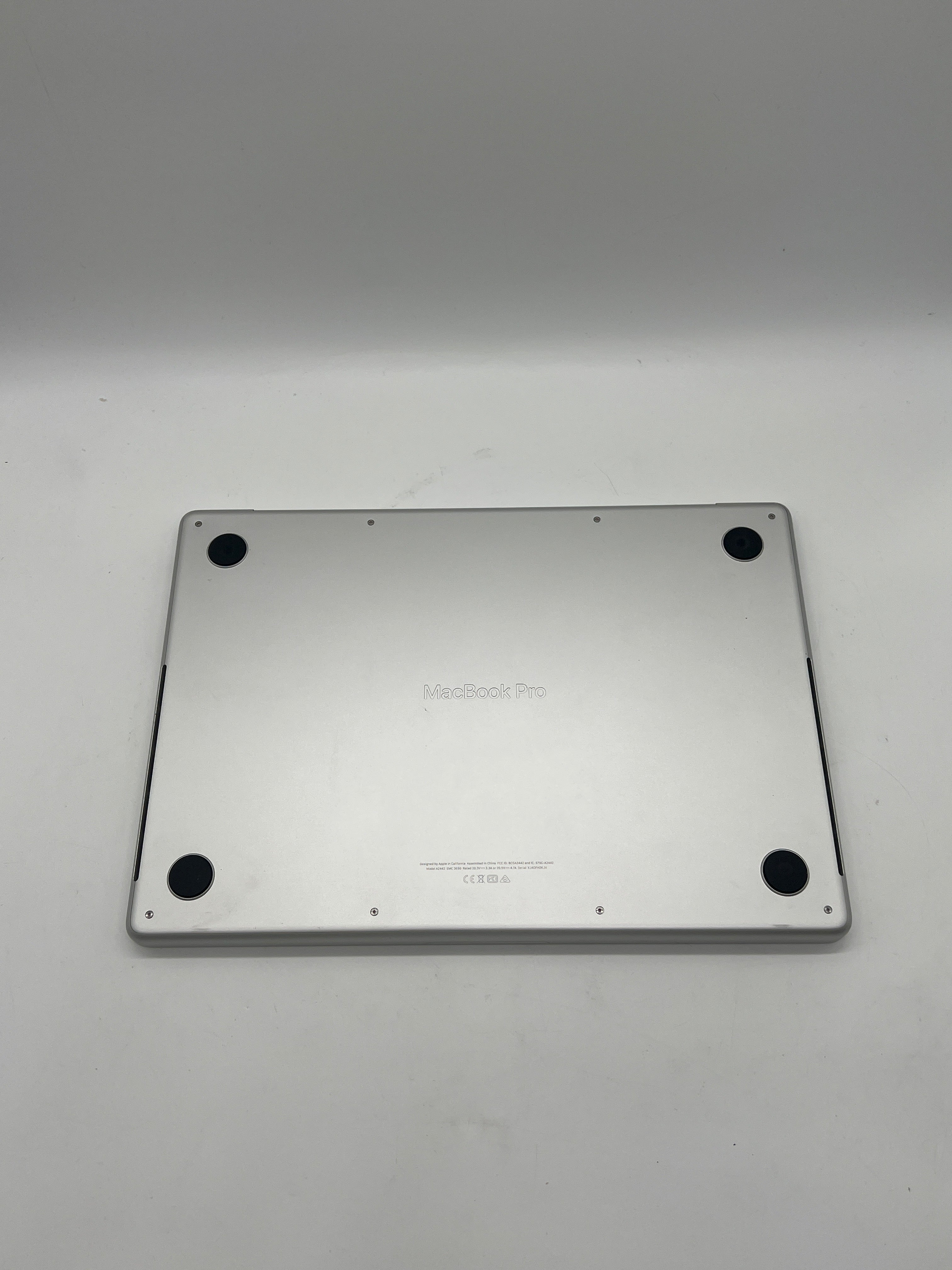 Apple MacBook Pro 14" A2442 2021 M1 Chip Silver For Parts Untested No Specs
