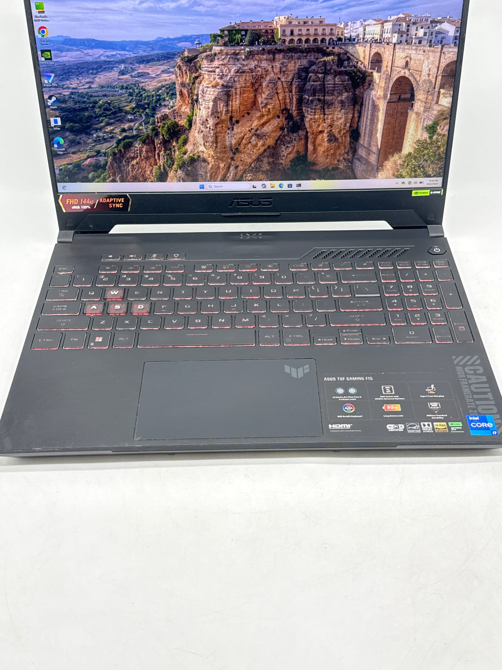 Asus TUF Gaming F15 FX507ZI4 i7-12700H 16GB 1TB SSD RTX 4070 - Used