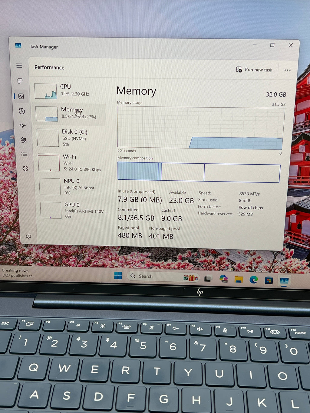 HP EliteBook X G1i 14 Inch Intel Core Ultra 7 32GB RAM 1TB SSD Silver