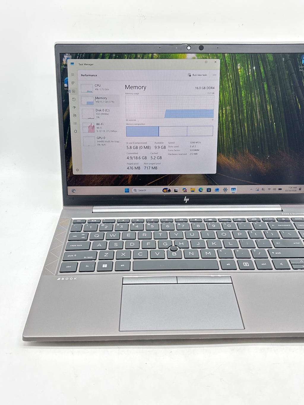 HP ZBook Firefly 14 G8 Core i5-1145G7 16GB RAM 512GB SSD  - READ