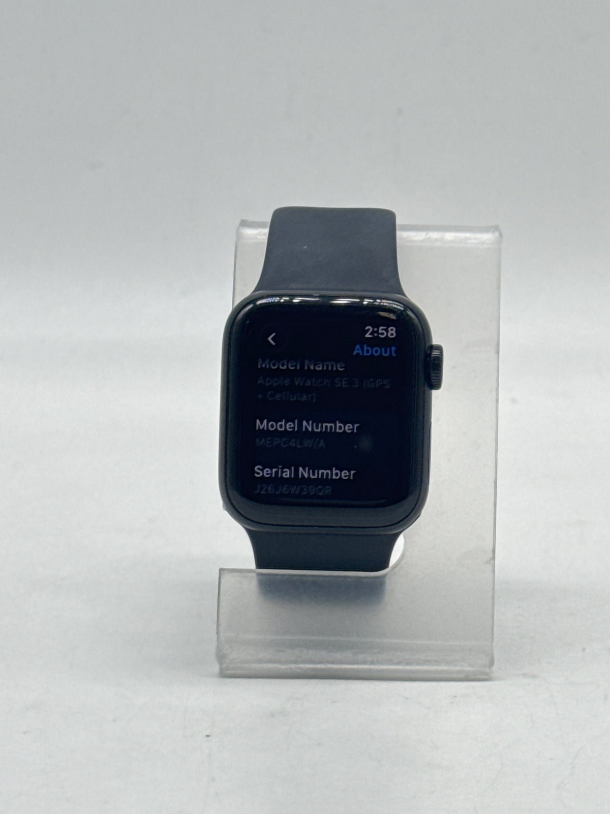 Apple Watch SE 3rd Gen A3326 2025 40mm GPS + Cellular Black - Used