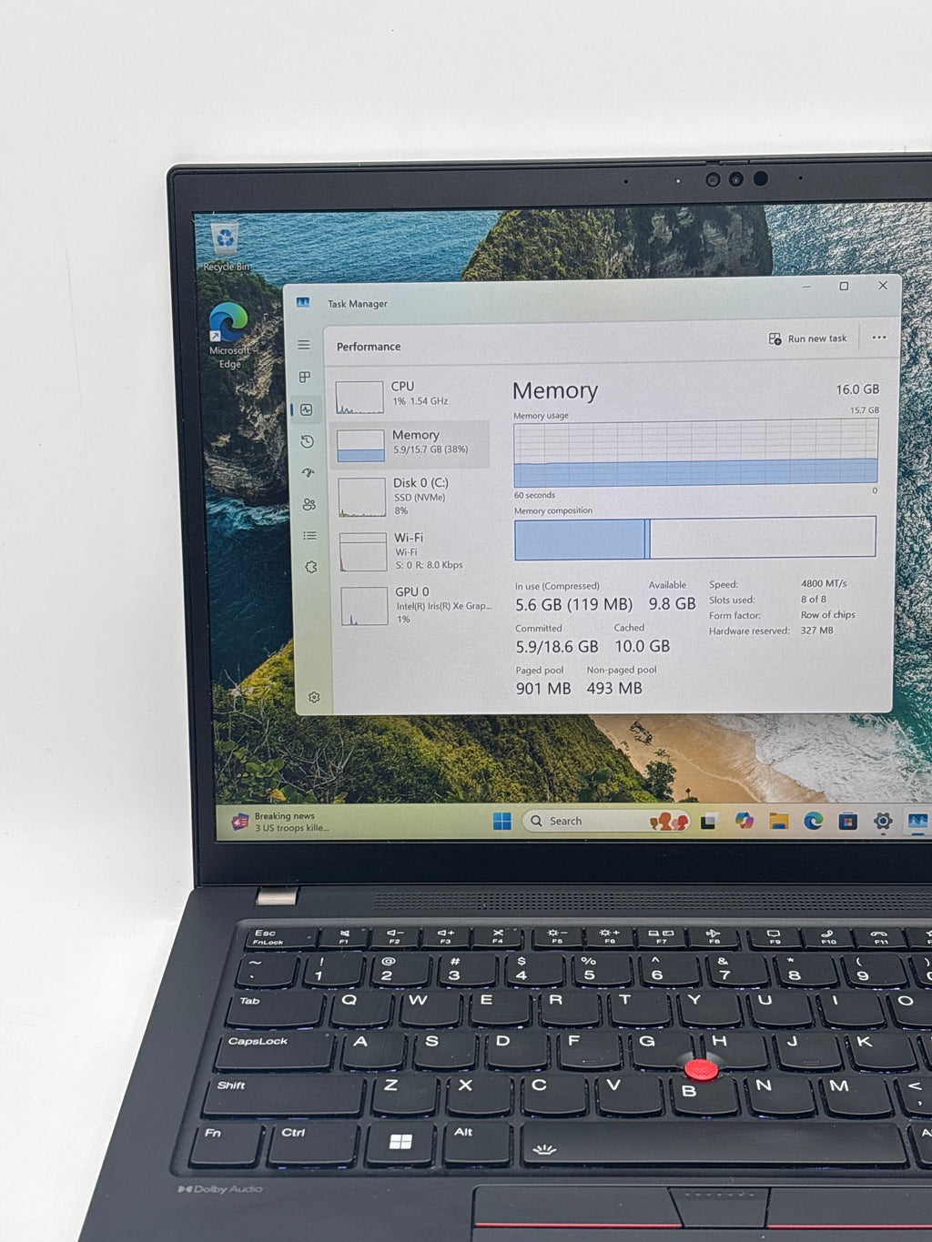 Lenovo ThinkPad T14s Gen 4 Touch i7-1355U 16 GB RAM 1TB SSD