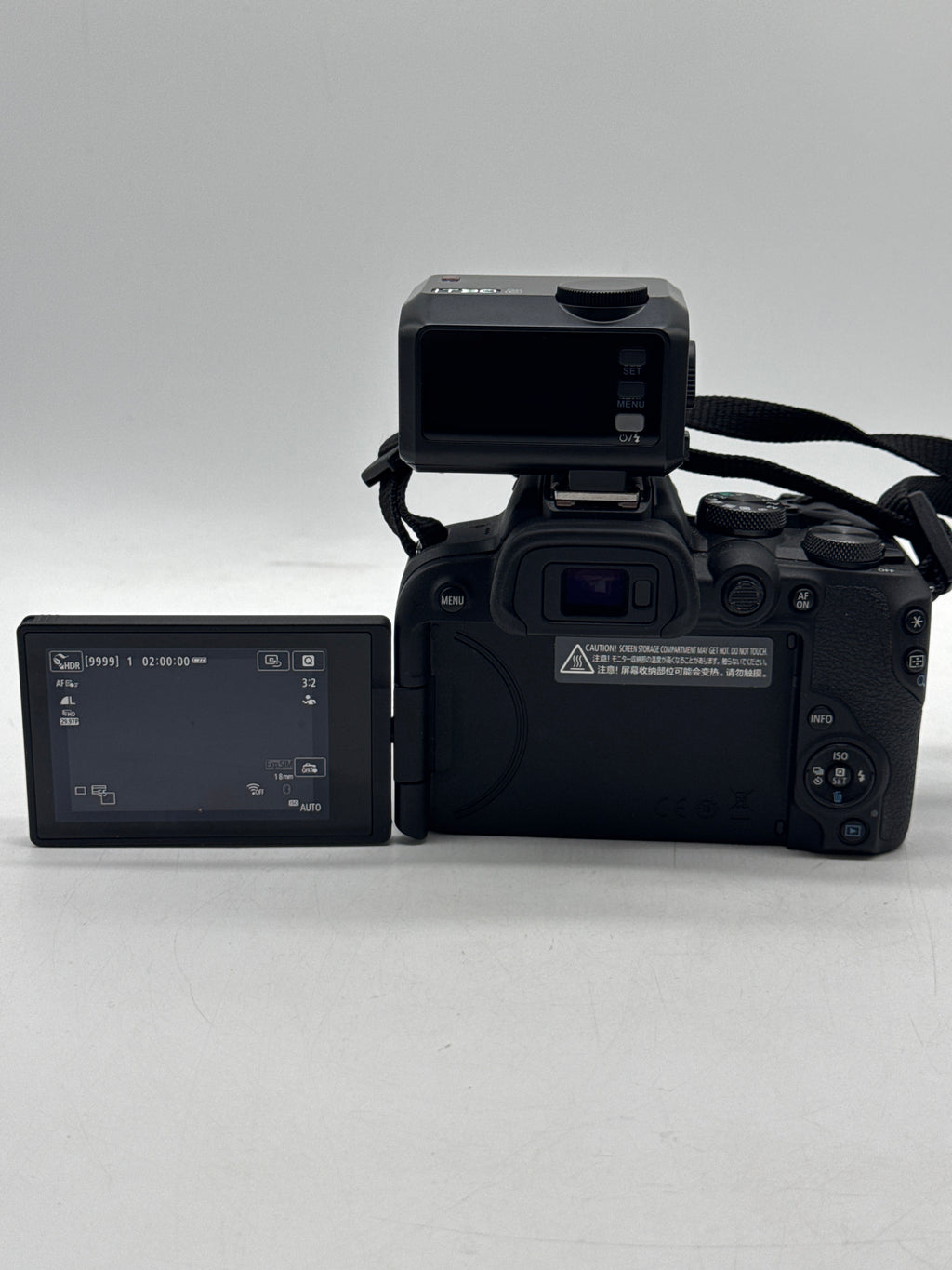 Canon EOS R10 24.2MP Mirrorless Camera w/ Lens Flash Black - Used
