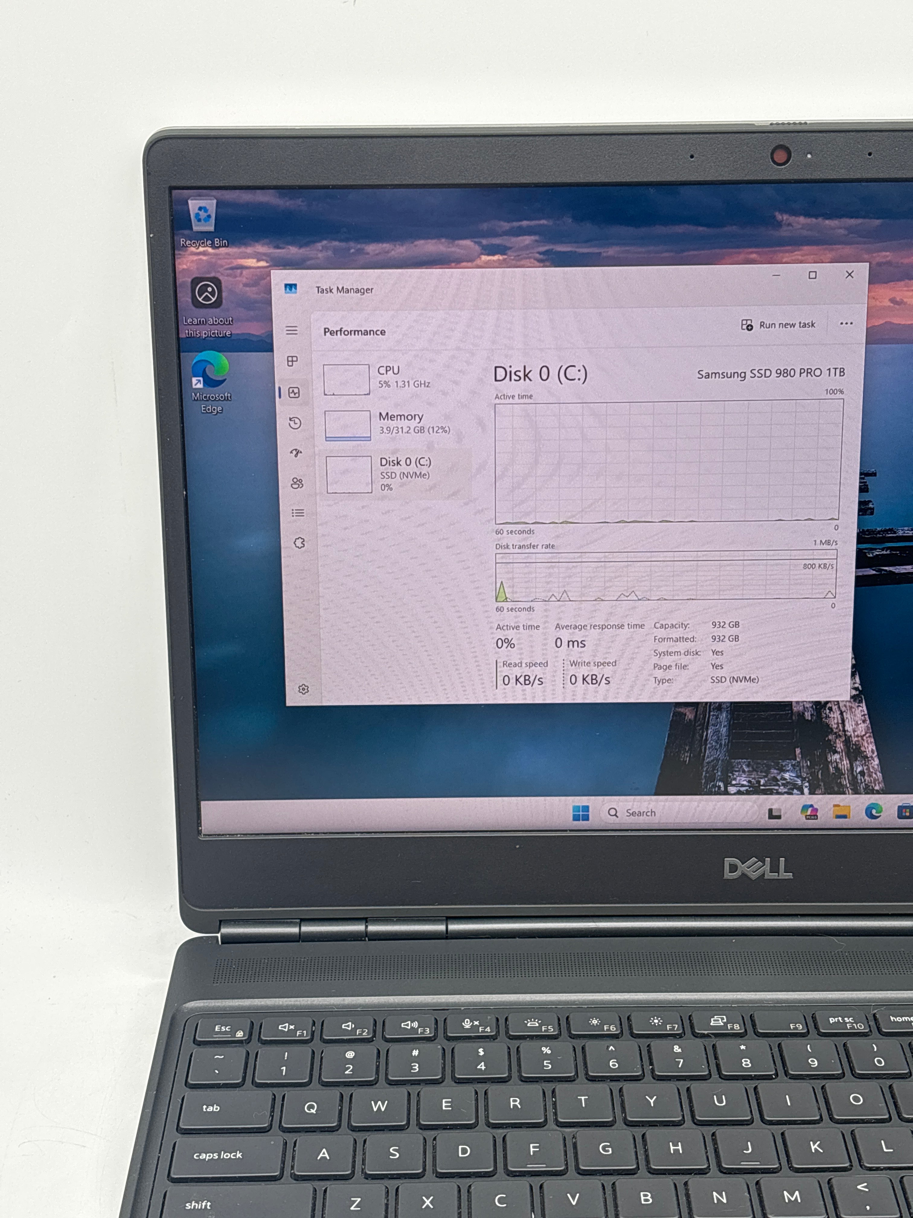 Dell Precision 7560 i7-11850H 32GB RAM 512GB SSD NVIDIA T1200 - Remotely Managed