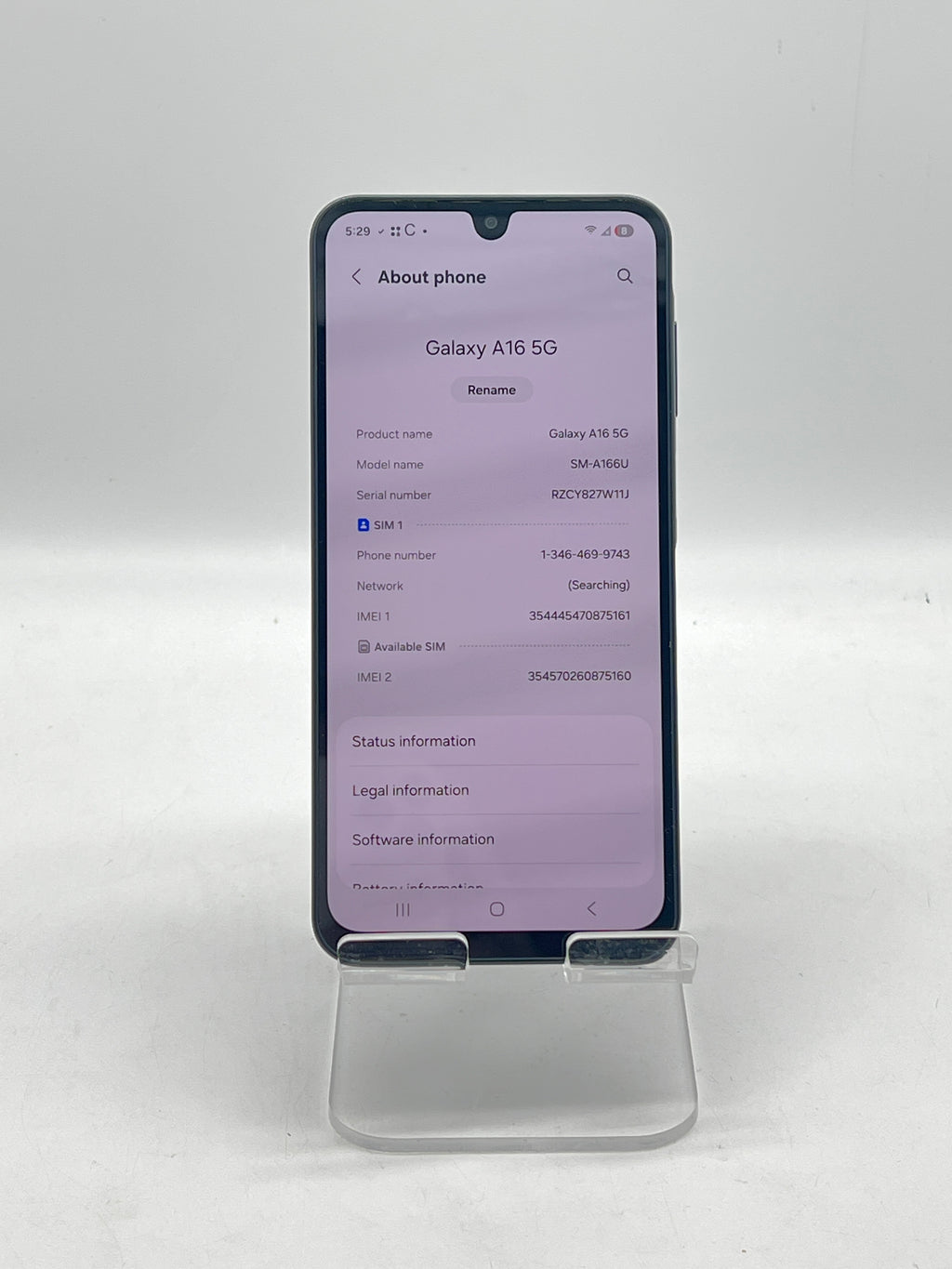 Samsung Galaxy A16 5G SM-A166U 128GB T-Mobile - Used