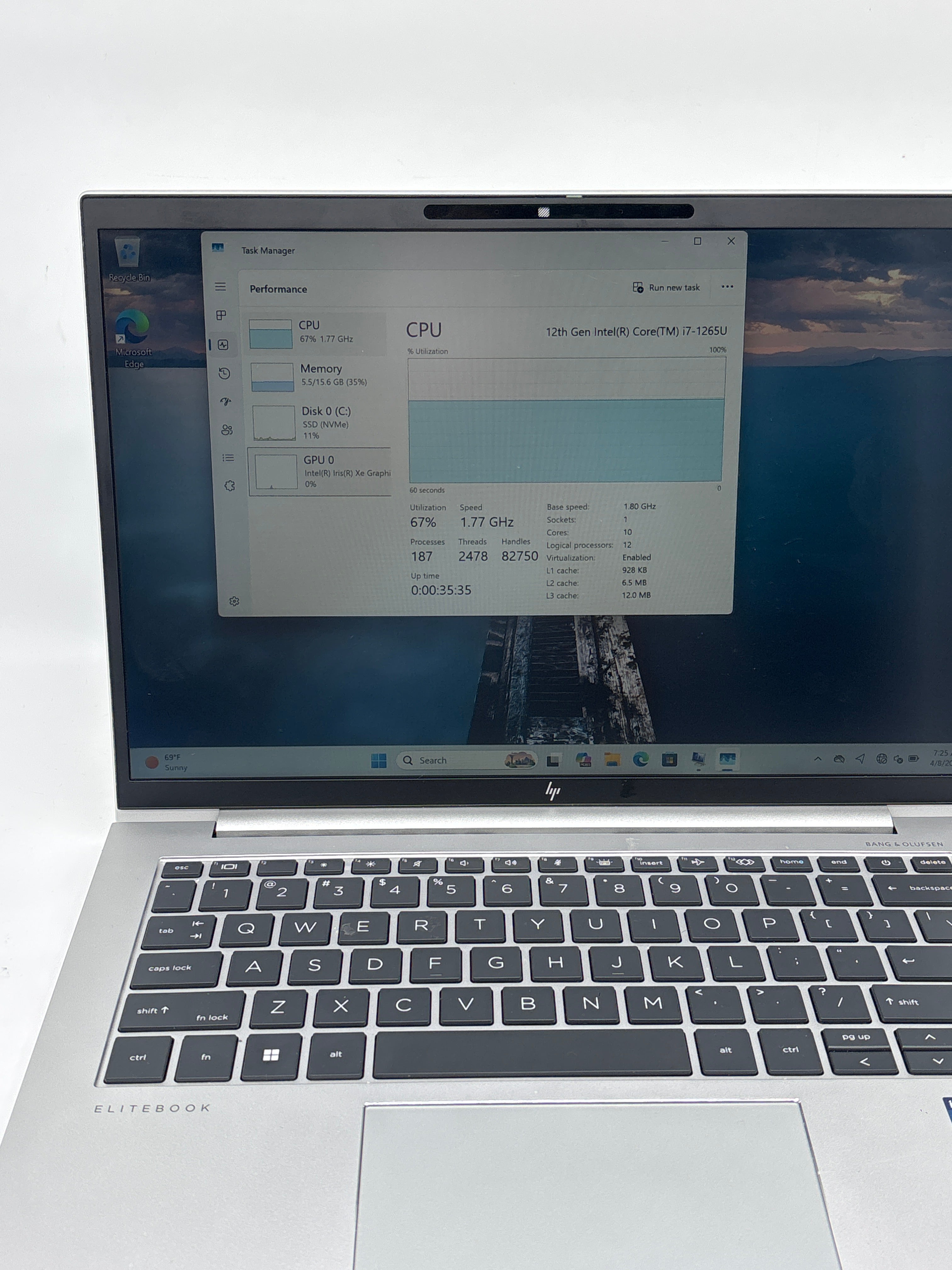 HP EliteBook 840 G9 i7-1265U 16GB RAM 512GB SSD - Used