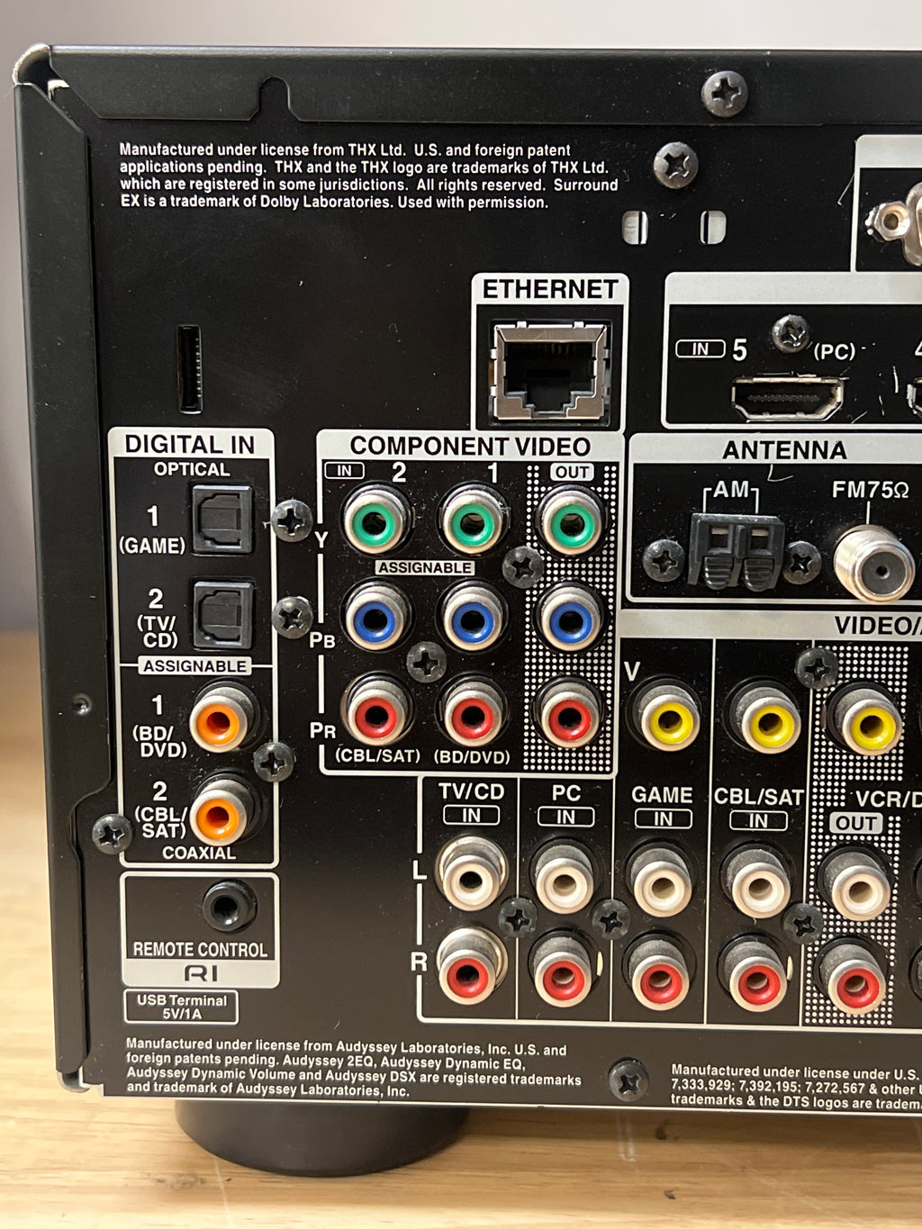 Onkyo TX-NR609 A/V Receiver Black - For Parts (No Sound)