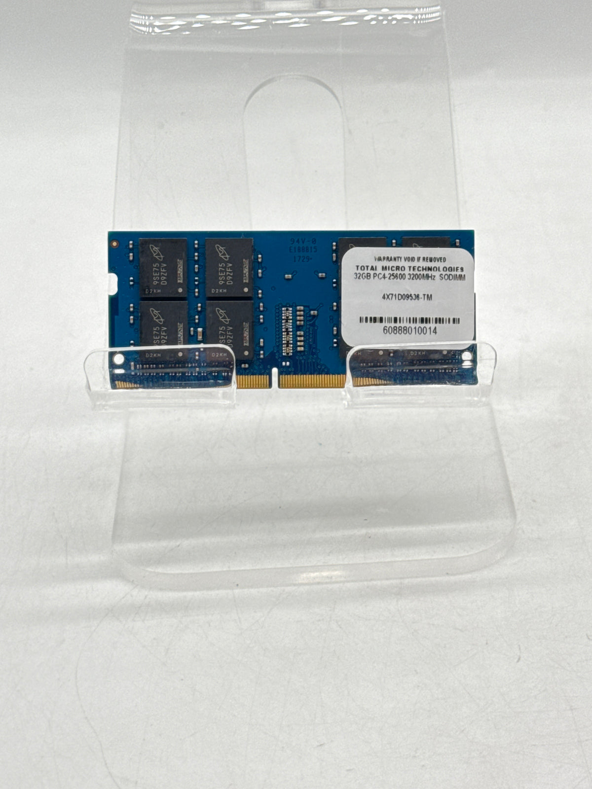 Total Micro 32GB DDR4 3200MHz PC4-25600 SODIMM Laptop RAM 4X71D09536-TM