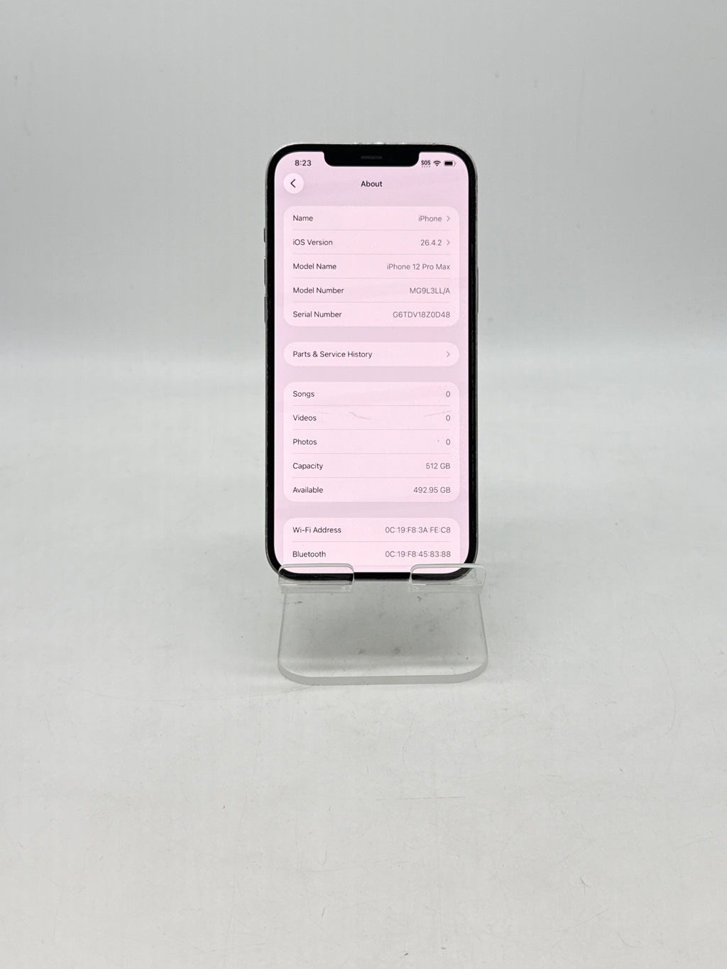 Apple iPhone 12 Pro Max 512GB Factory Unlocked - Service Battery