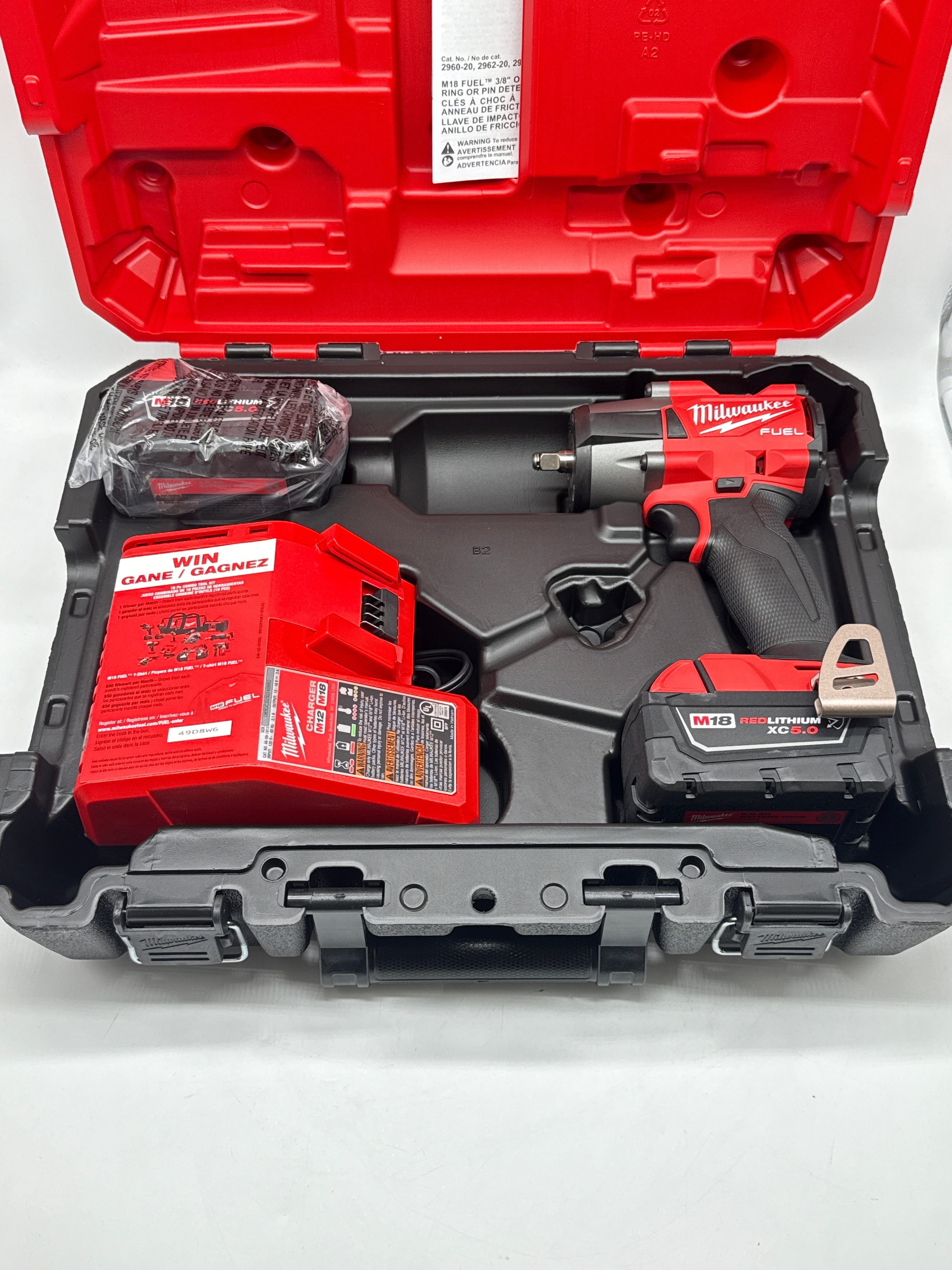 Milwaukee M18 2960-22R 18V Brushless Impact Wrench  - New In Box