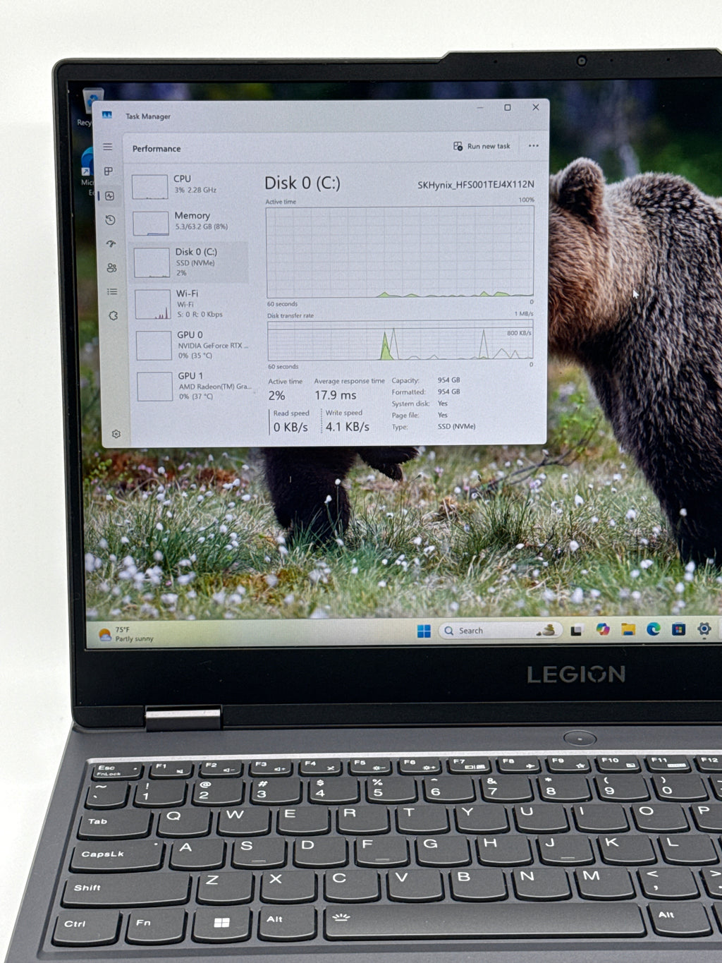 Lenovo Legion 5 15ARP8 Ryzen 7 7735HS 64GB RAM 1TB SSD RTX 4060