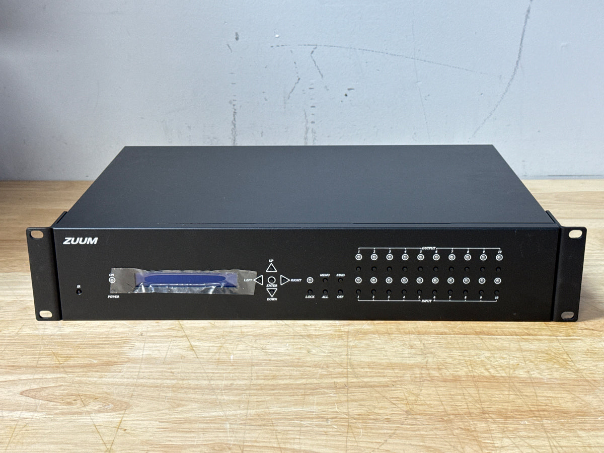 ZUUM H10X10 10x10 HDMI Matrix Switcher 4K 60Hz HDR10 Dolby Vision - Used