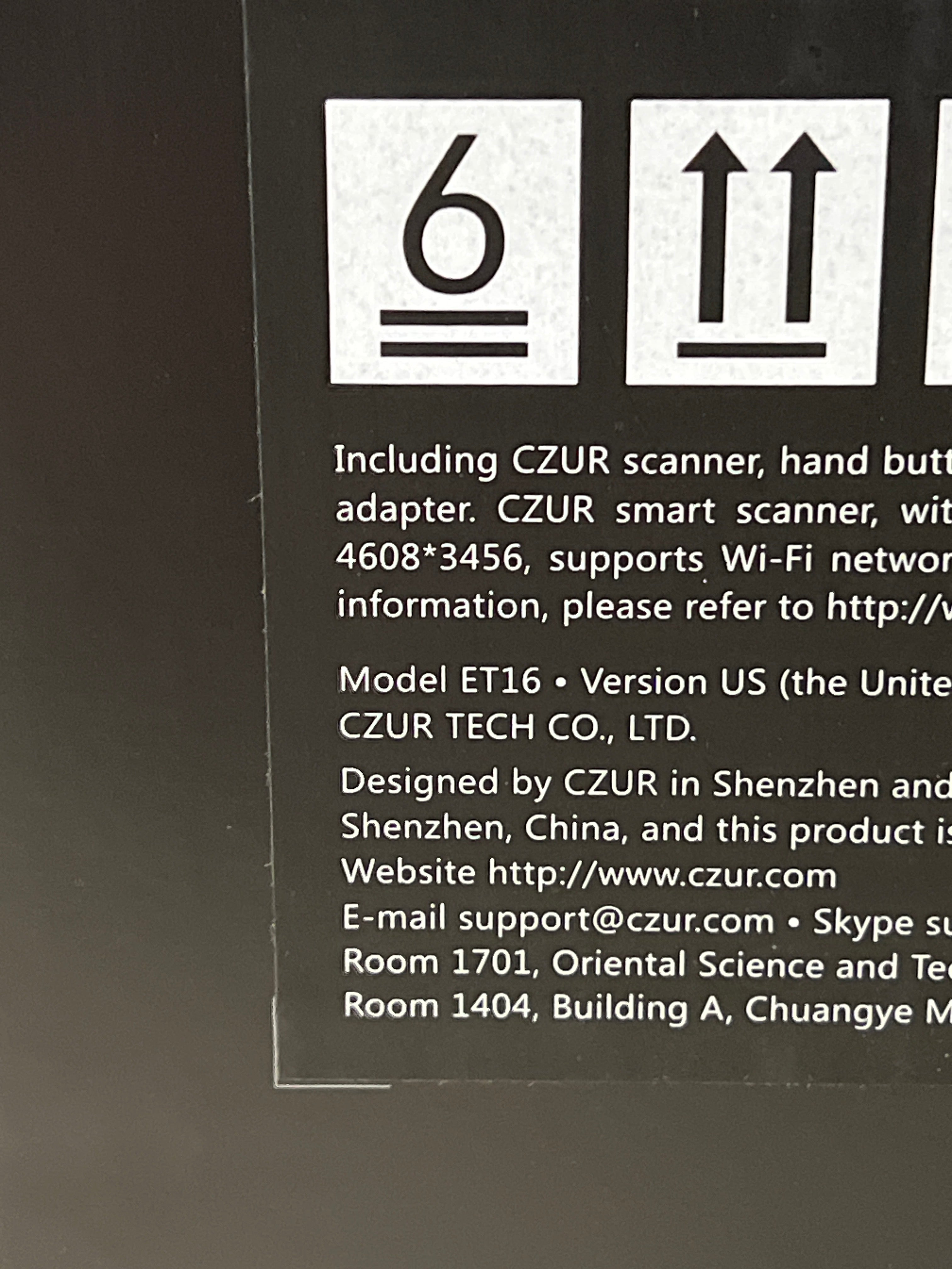 CZUR ET16 A3 Book And Document Scanner Smart OCR - New In Box