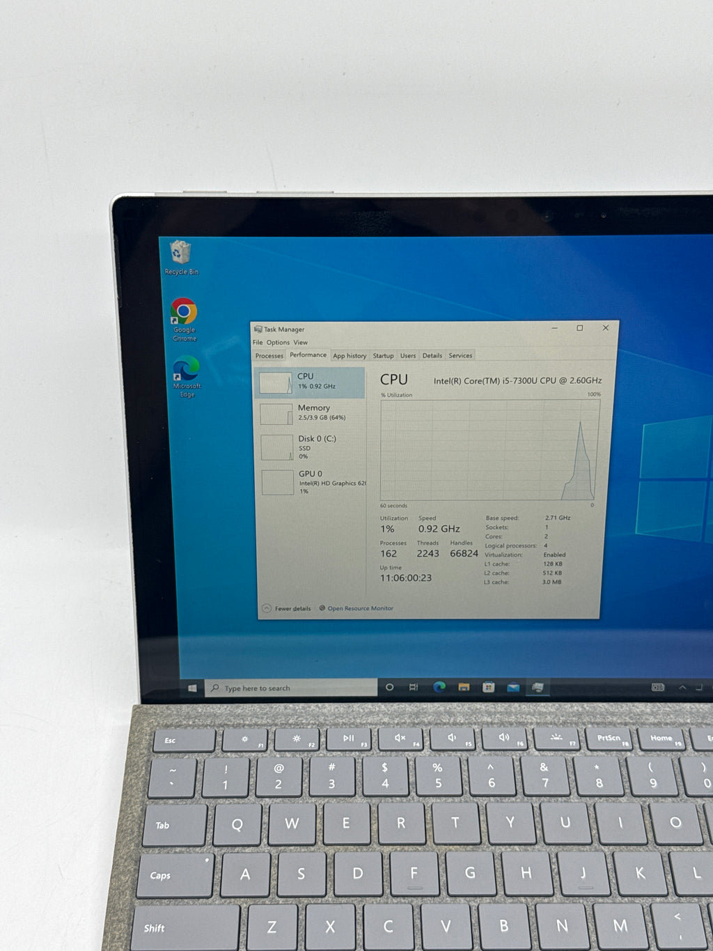 Microsoft Surface Pro 5 13" Core i5-7300U 4GB RAM 128GB SSD - Used