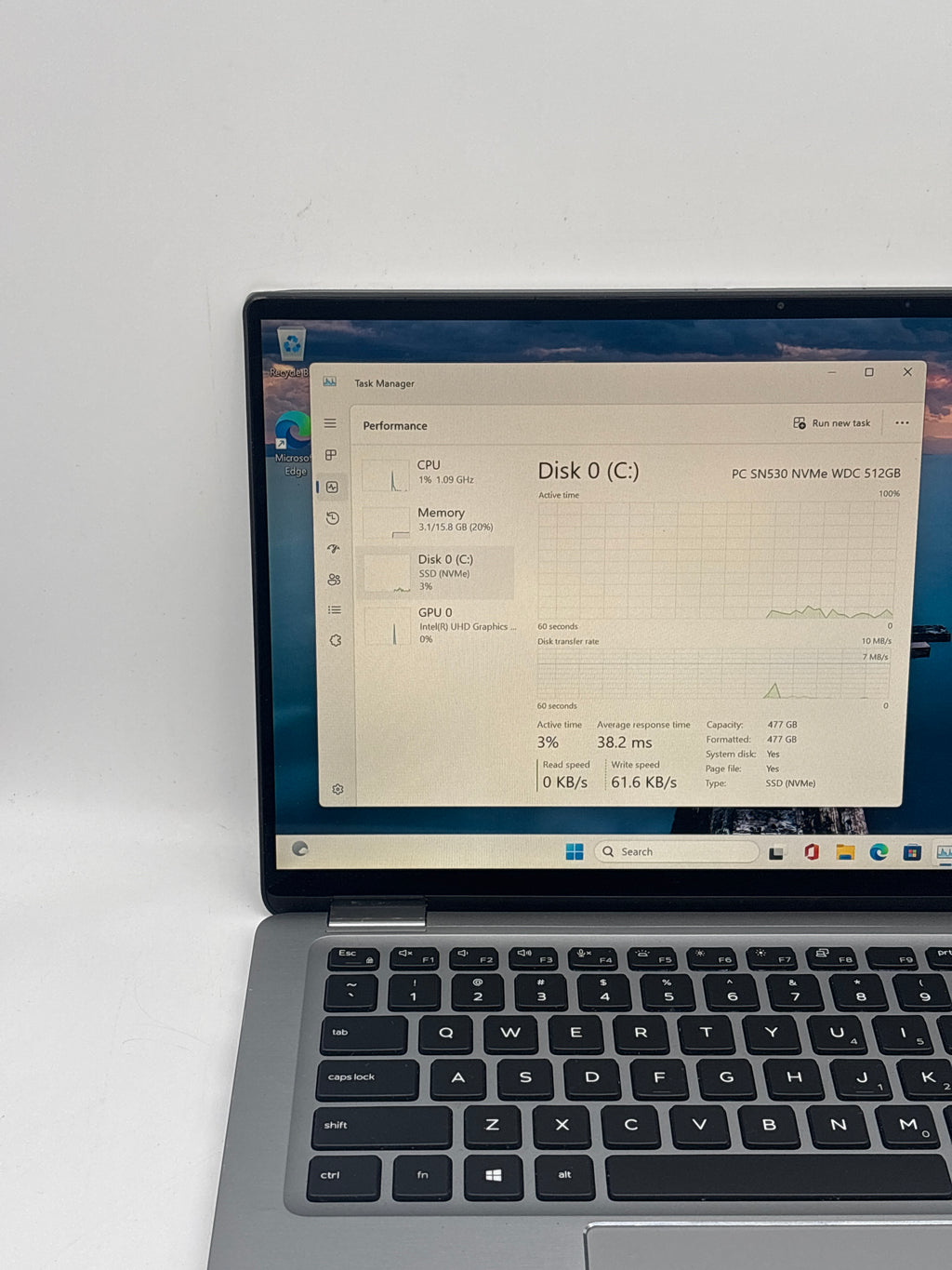 Dell Latitude 7400 2-in-1 14" Core i5-8365U 16GB RAM 512GB SSD Silver - Loose Hinge