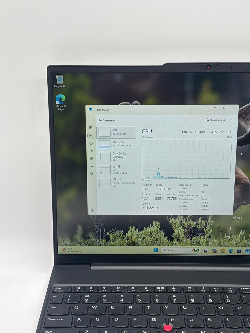 Lenovo ThinkPad E16 Gen 1 i7-1355U 16GB RAM 512GB SSD