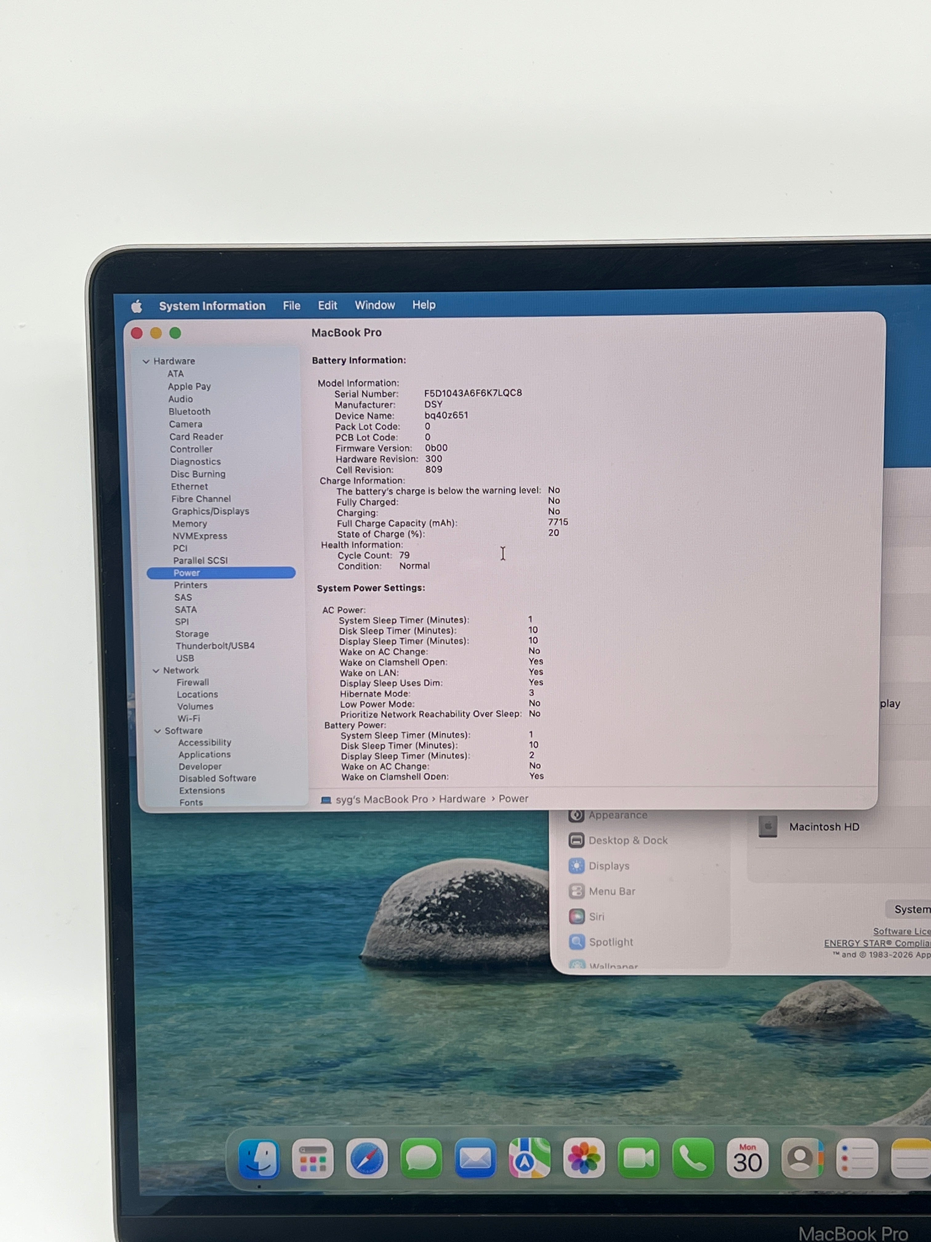 Apple MacBook Pro 16" A2141 Core i7 32GB 512GB SSD - Used