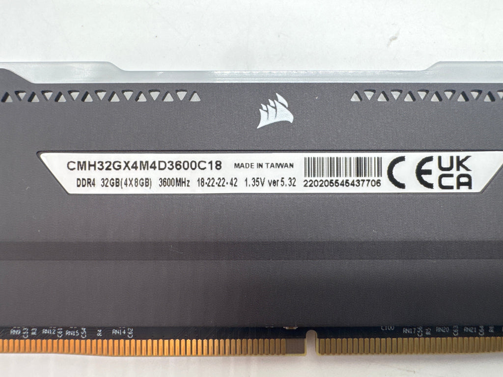 Corsair Vengeance RGB Pro SL 32GB (4x8GB) DDR4 3600MHz - Used