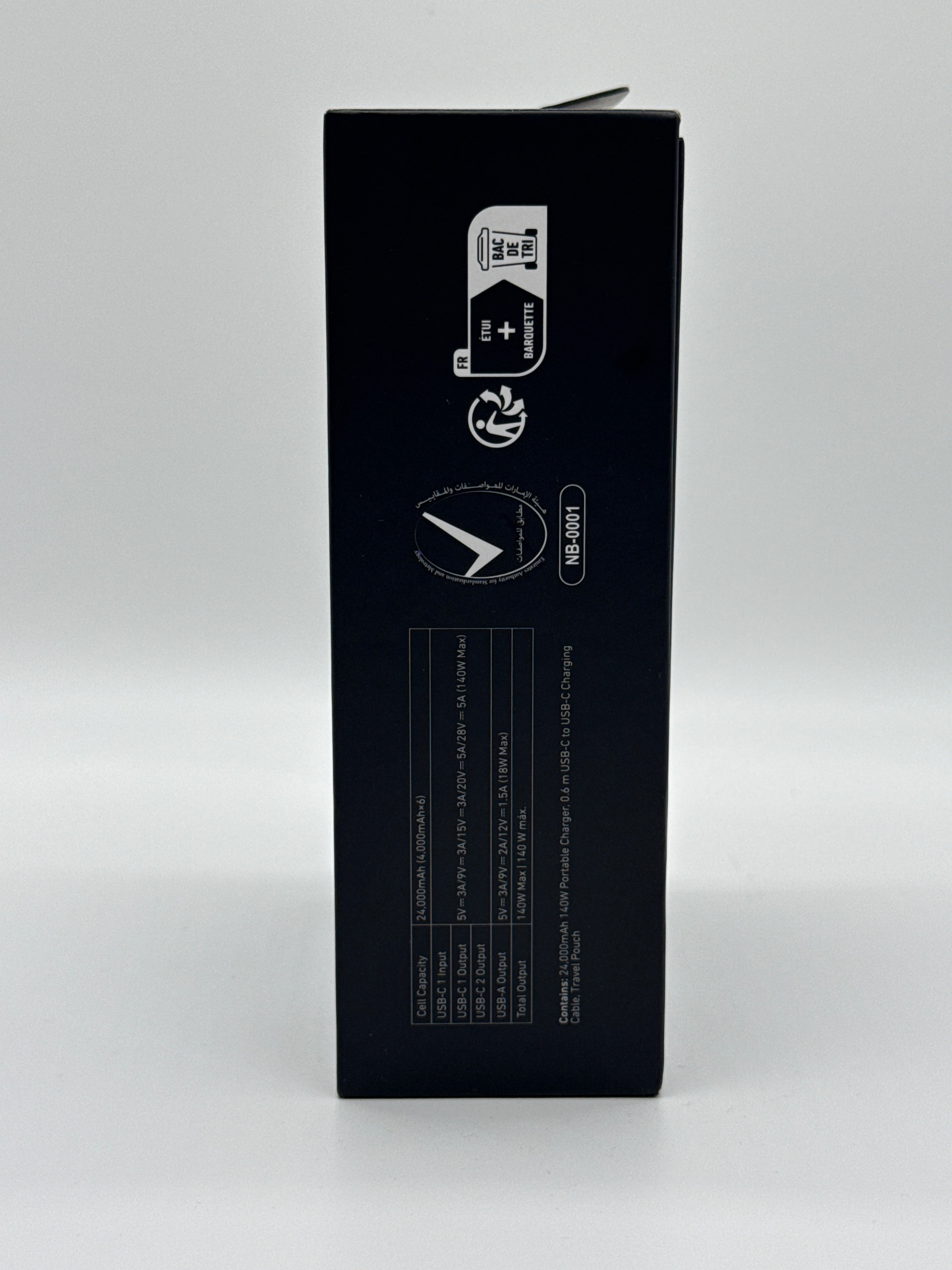 Anker Power Bank A1289 24000mAh 140W 3 Ports USB-C Black New In Box